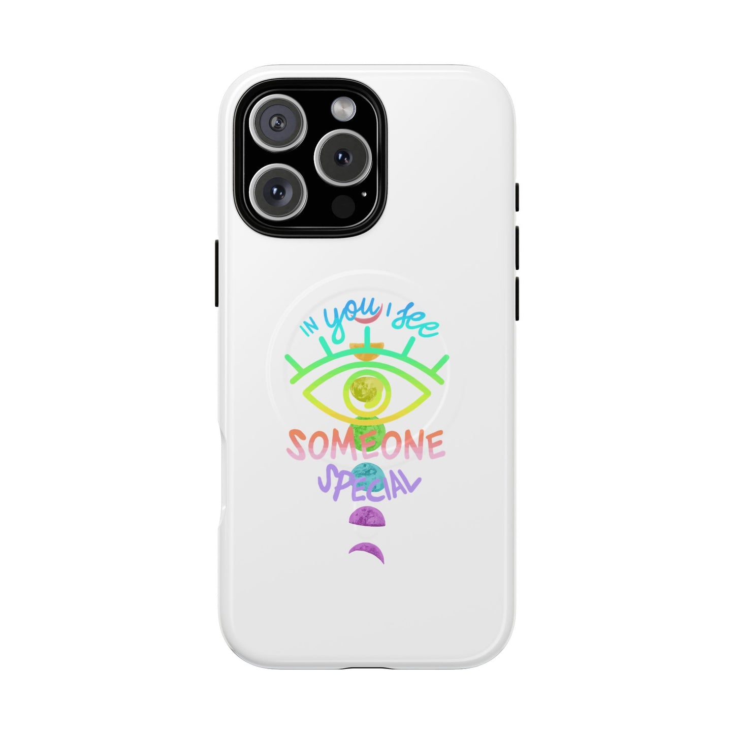 Rainbow Lunar Phases Tough Magnetic Case