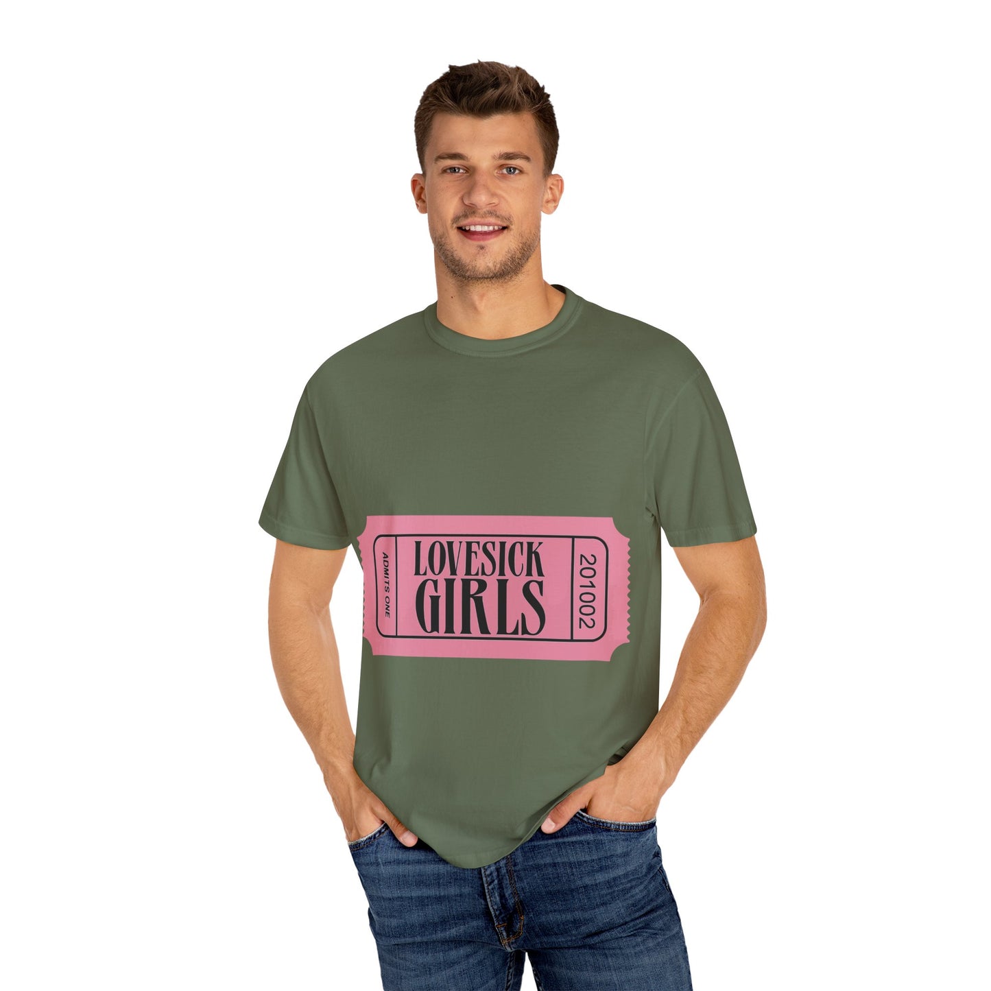 Lovesick Girls Ticket – Dyed T-shirt