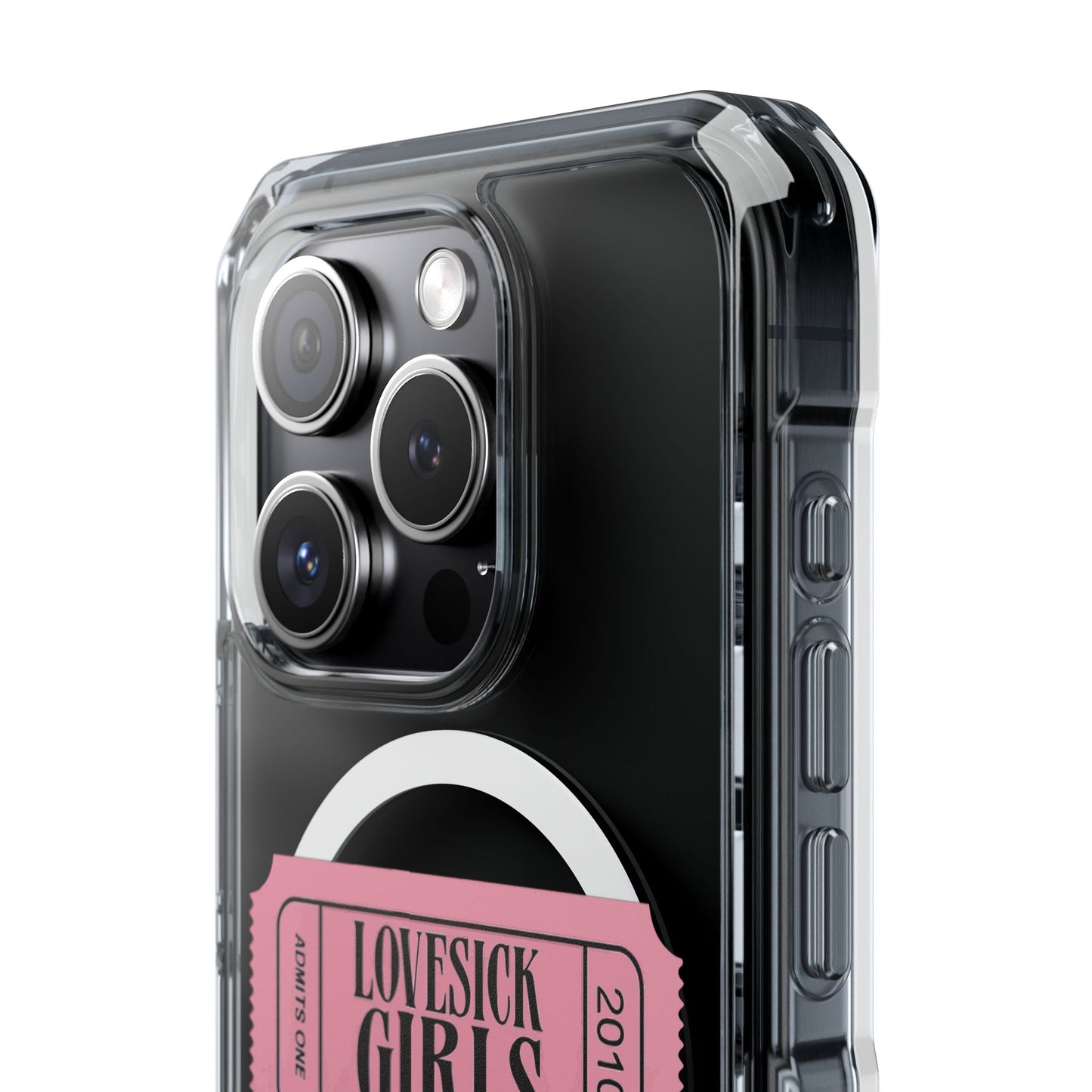 Lovesick Girls Ticket - Magnetic Clear Impact Case