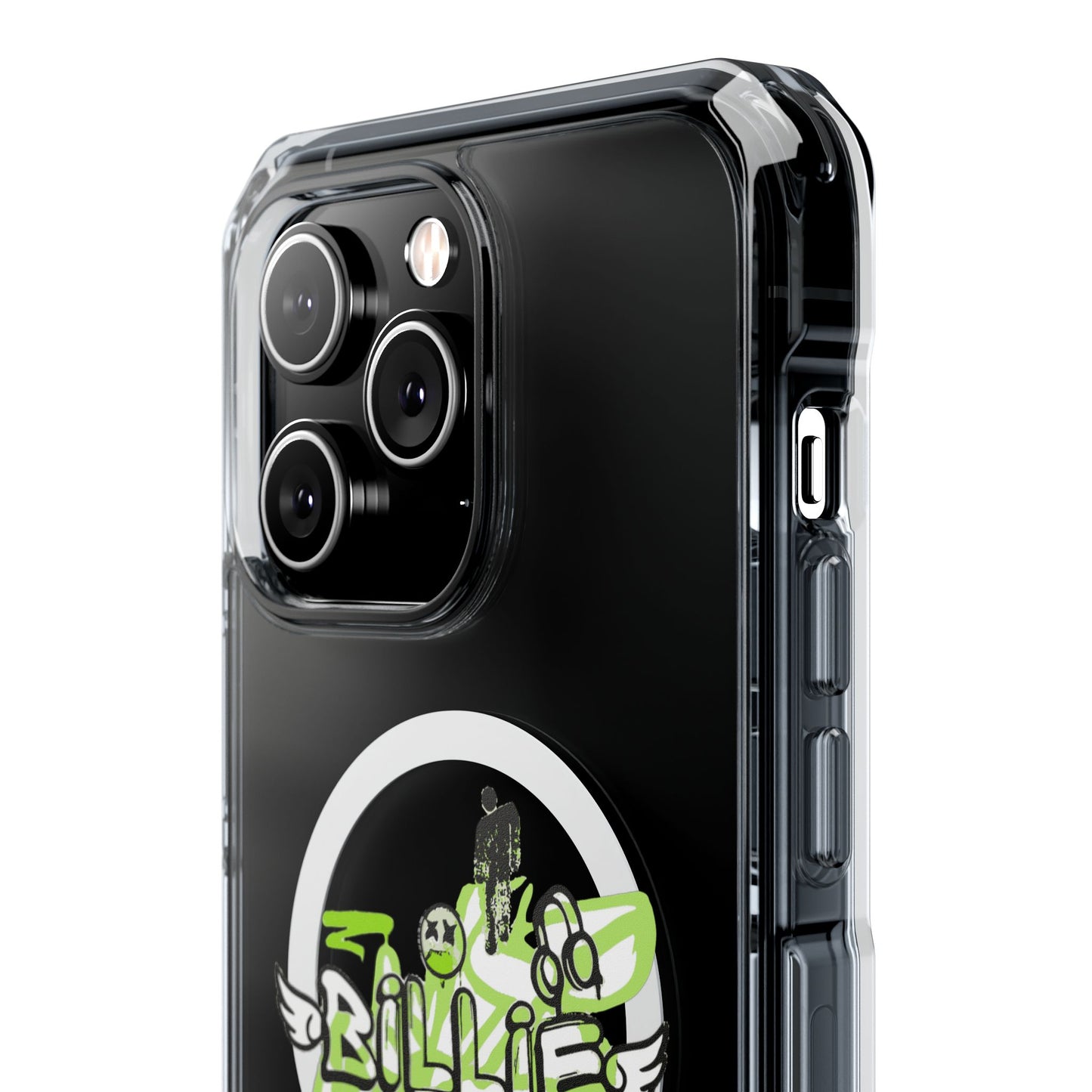 Grunge Angel Graffiti Magnetic Clear Impact Case