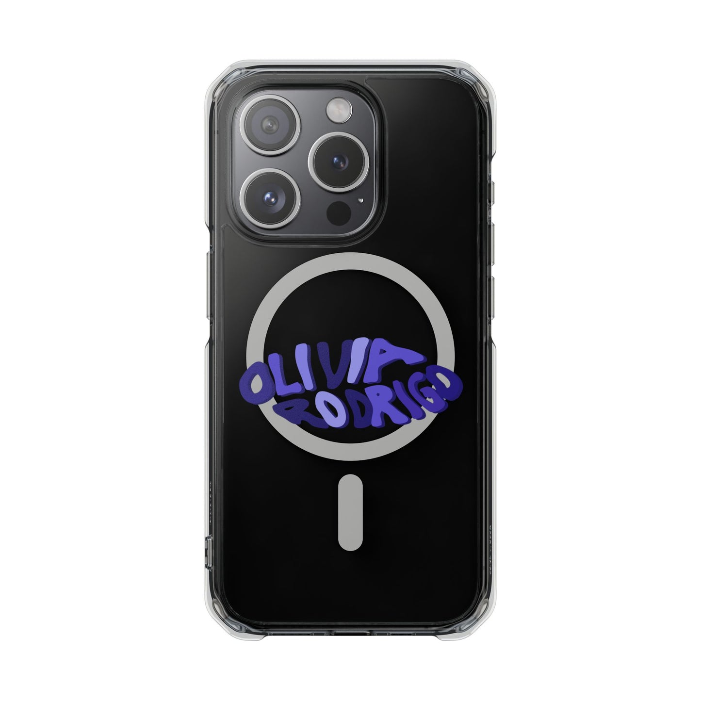 Olivia Rodrigo Wavy Text Magnetic Clear Impact Case