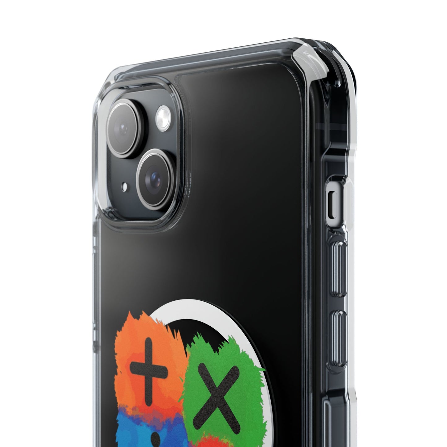 Orange Equals Symbol Magnetic Clear Impact Case