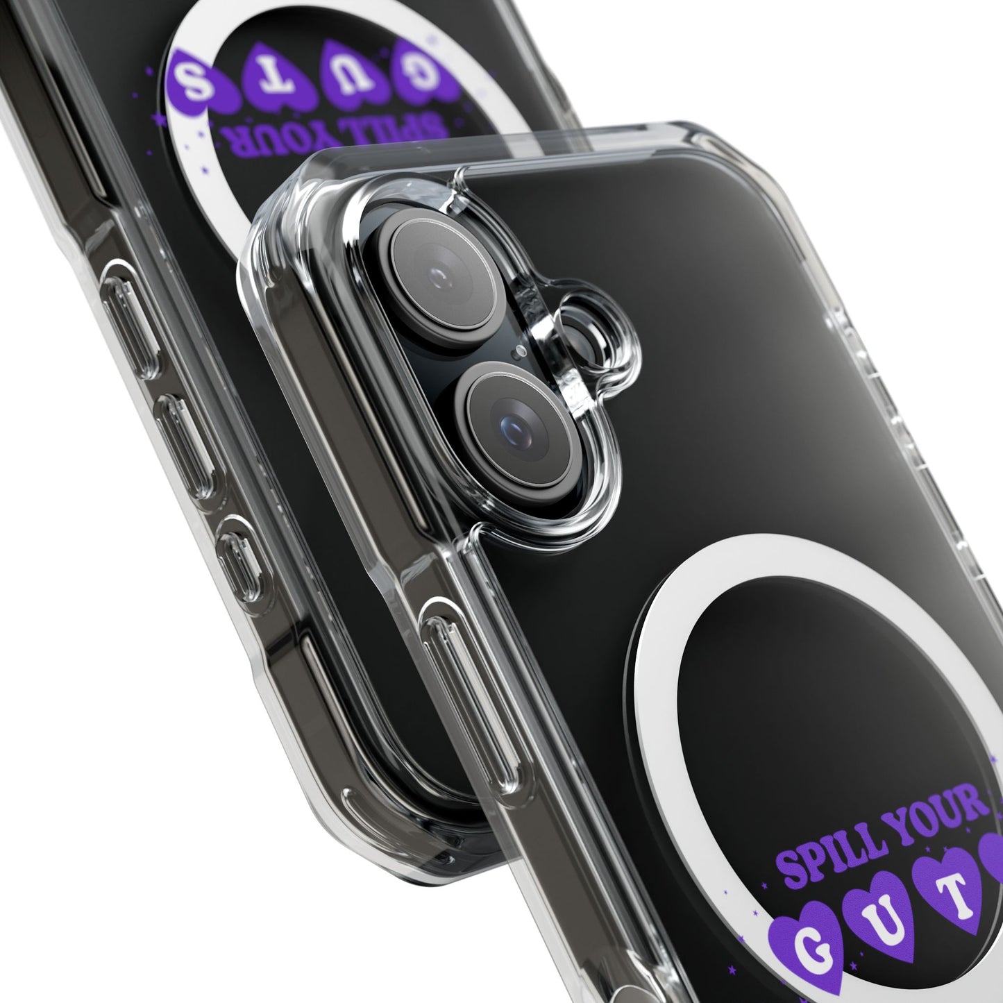 Spill Your Guts Heart Magnetic Clear Impact Case