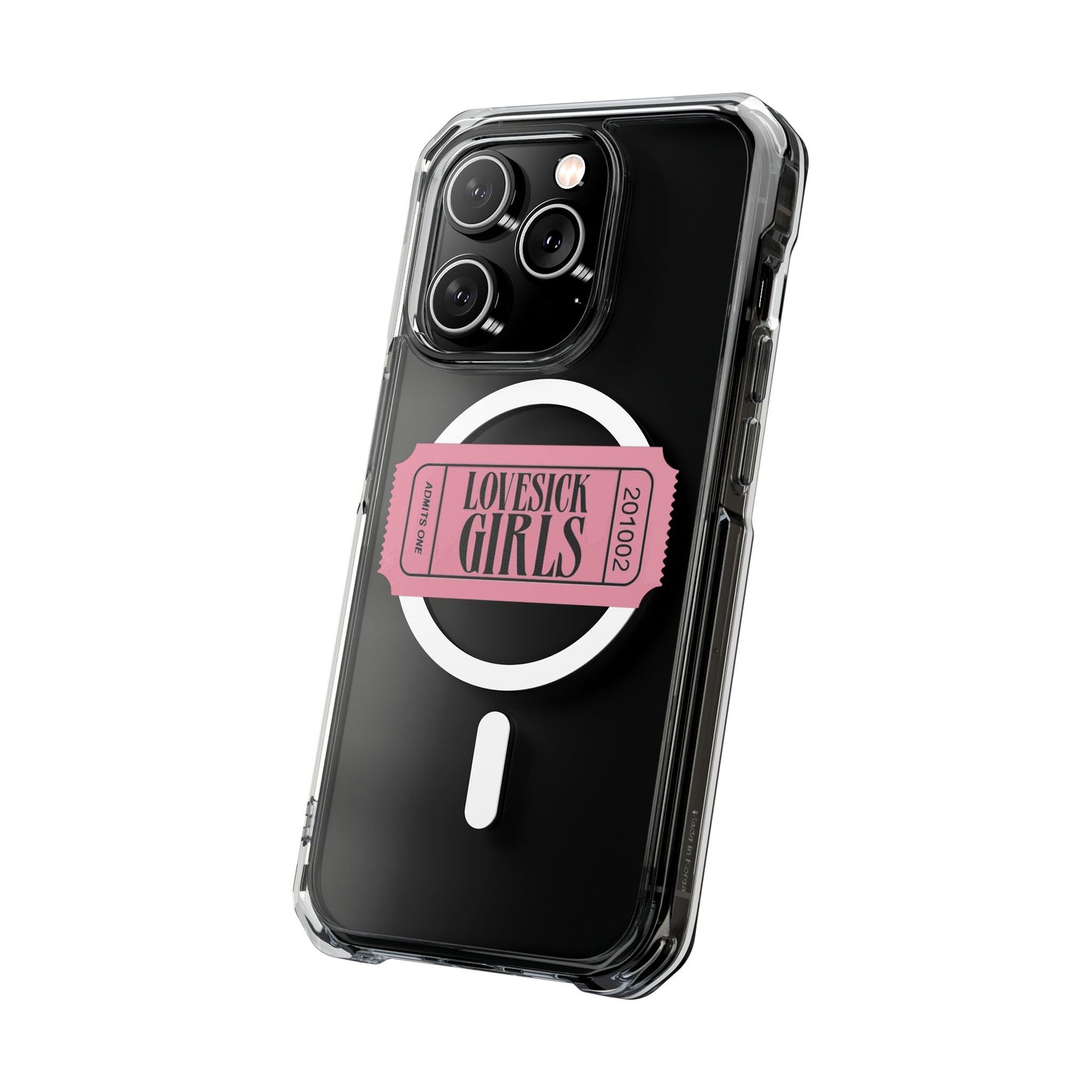 Lovesick Girls Ticket - Magnetic Clear Impact Case