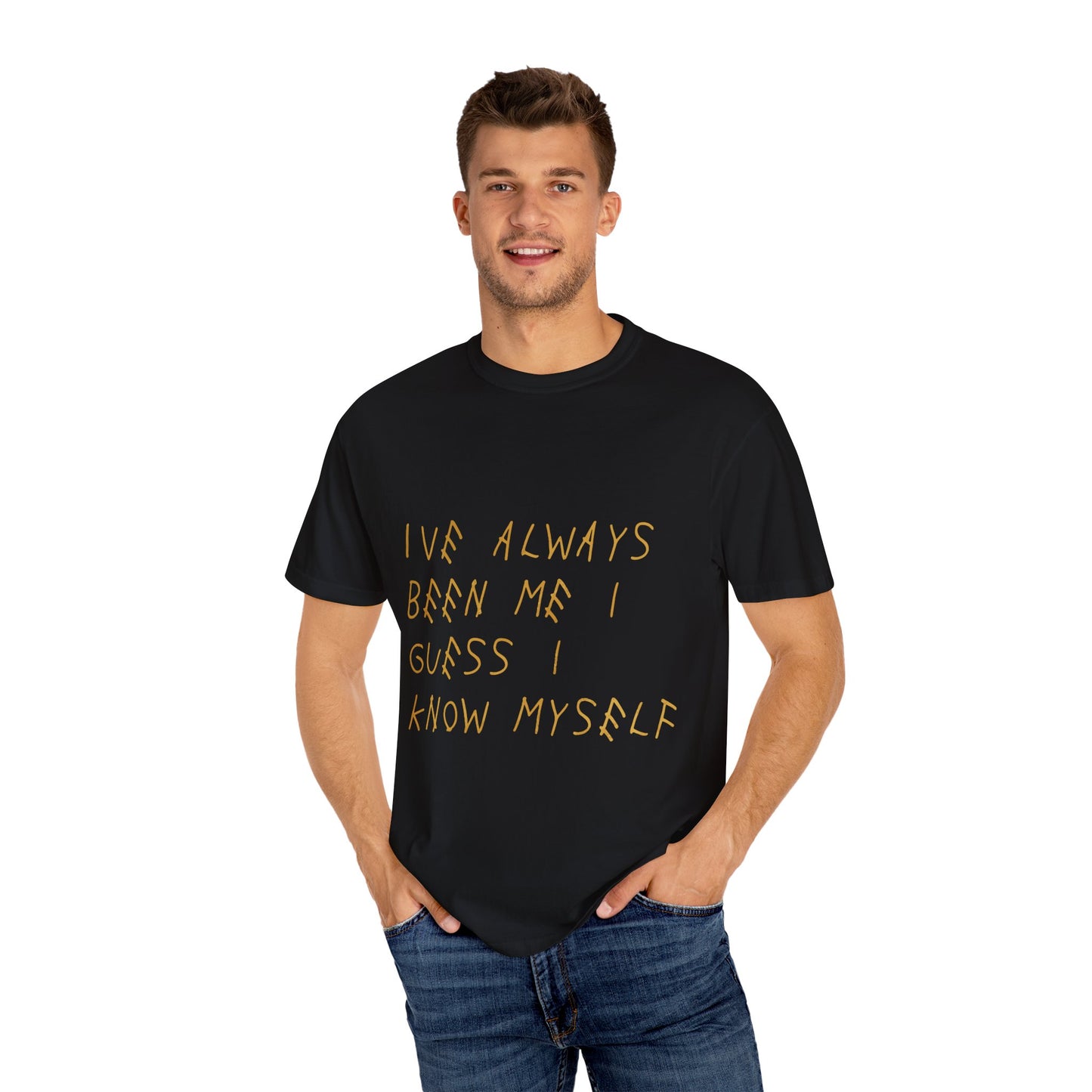 Know Myself Lyric Script Dyed Tshirt