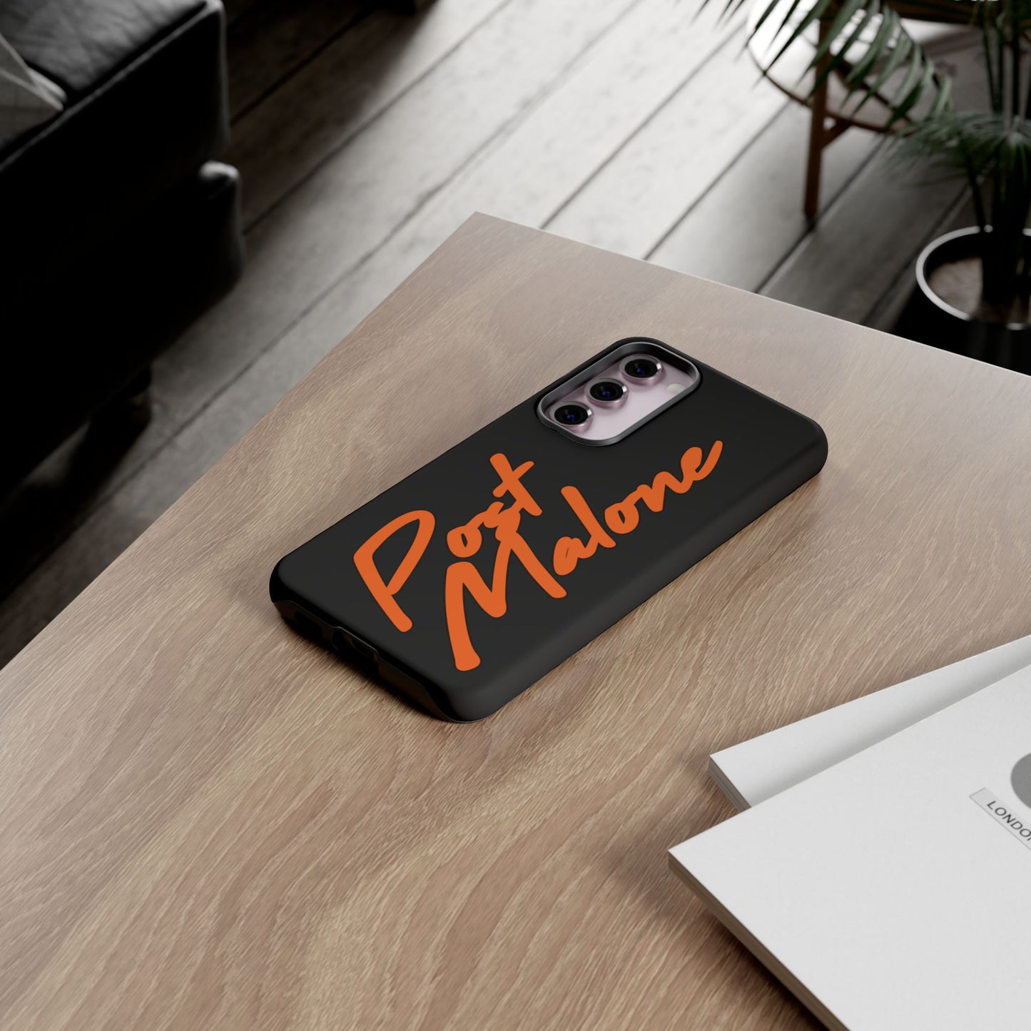 Tough Samsung Case (S20–S25) – Post Malone Name Design
