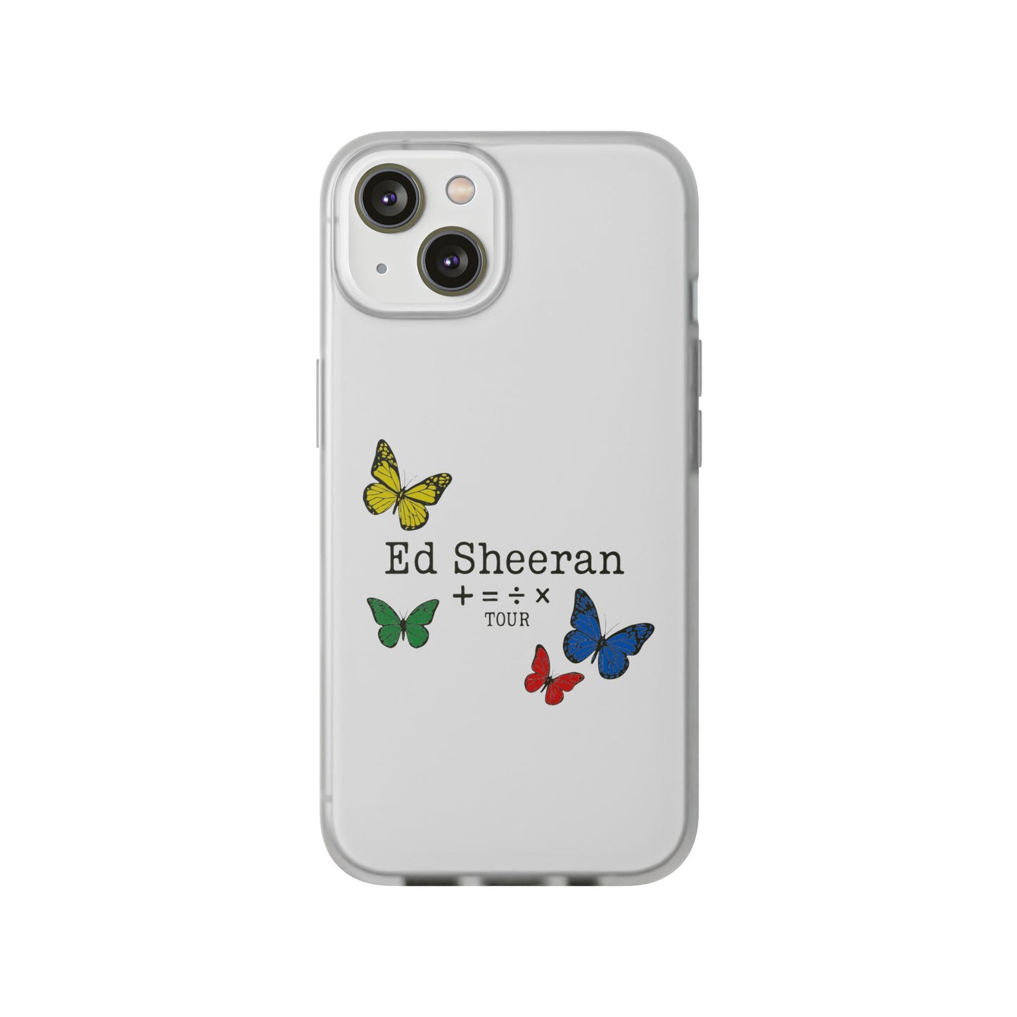 Flexi Case – Ed Sheeran butterfly edition (iPhone X–16 Pro Max)