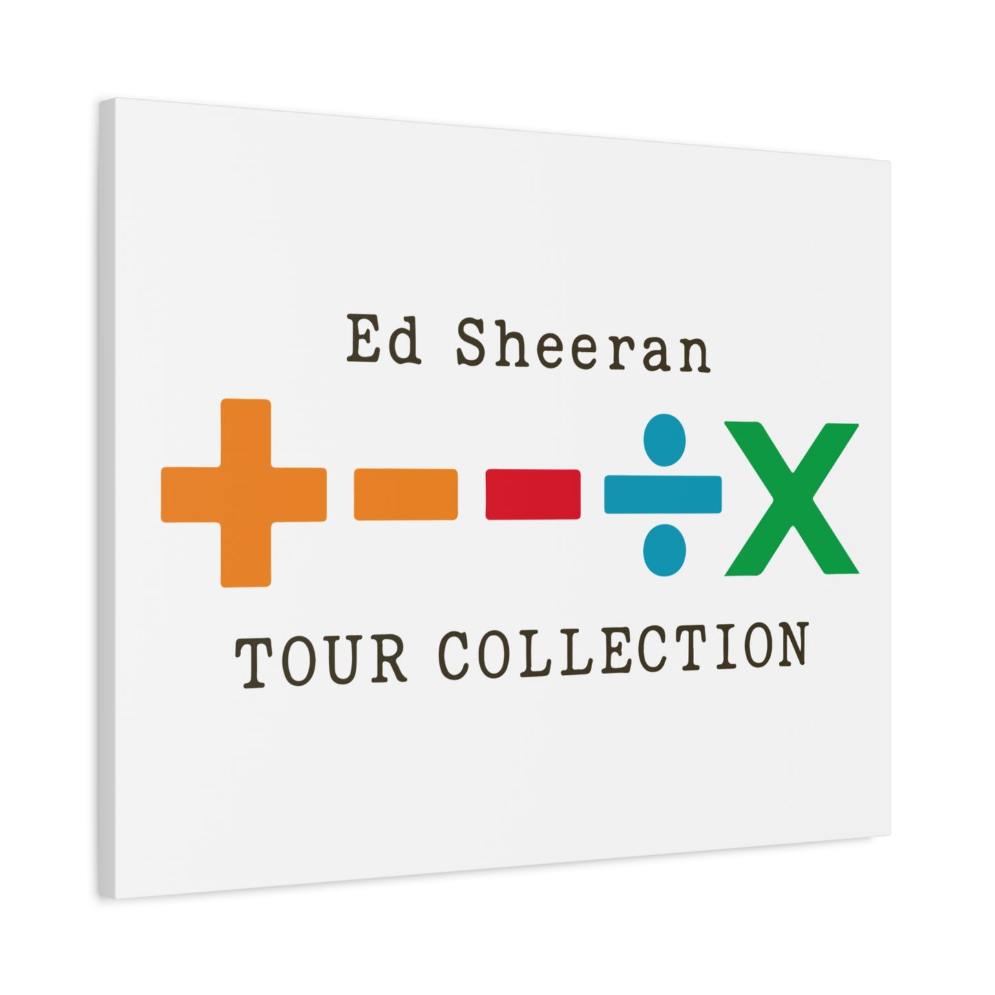 Matte Stretched Canvas, 1.25" Depth – Ed Sheeran Edition