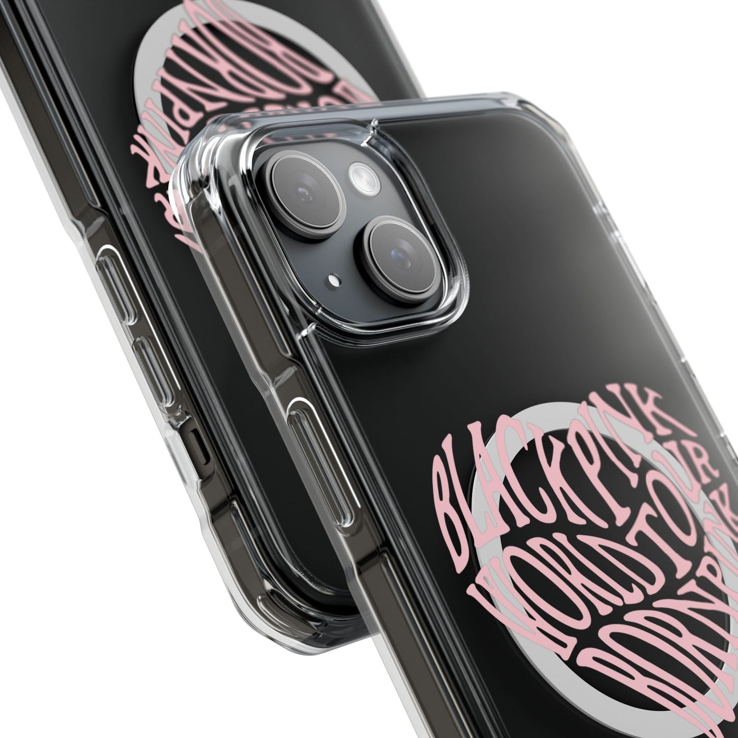 Born Pink Heart Typography - Magnetic Clear Impact Case