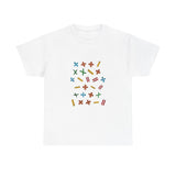 Minimalist Paw Print Unisex Heavy Cotton Tee