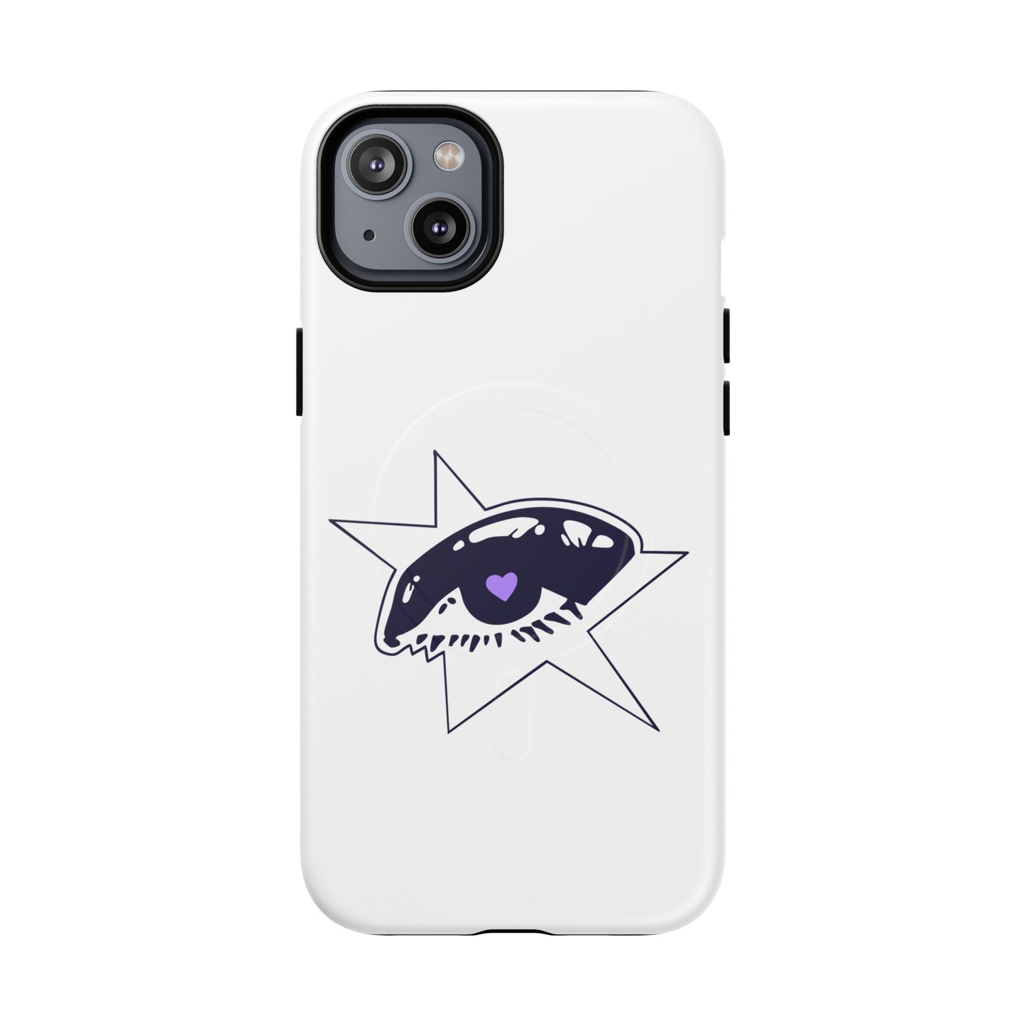 Purple Starry Eye Tough Magnetic phone case