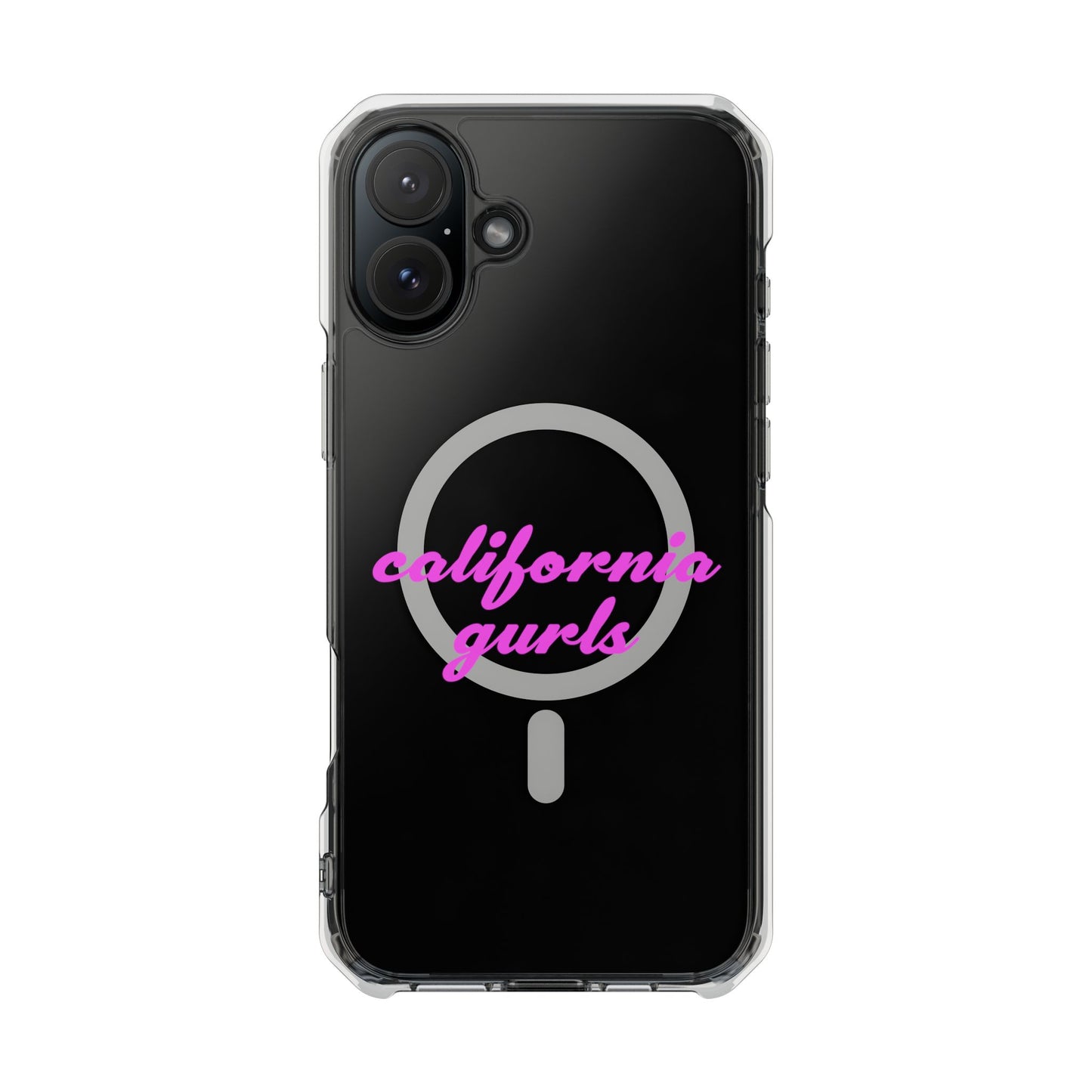 California Script Magnetic Clear Impact cases