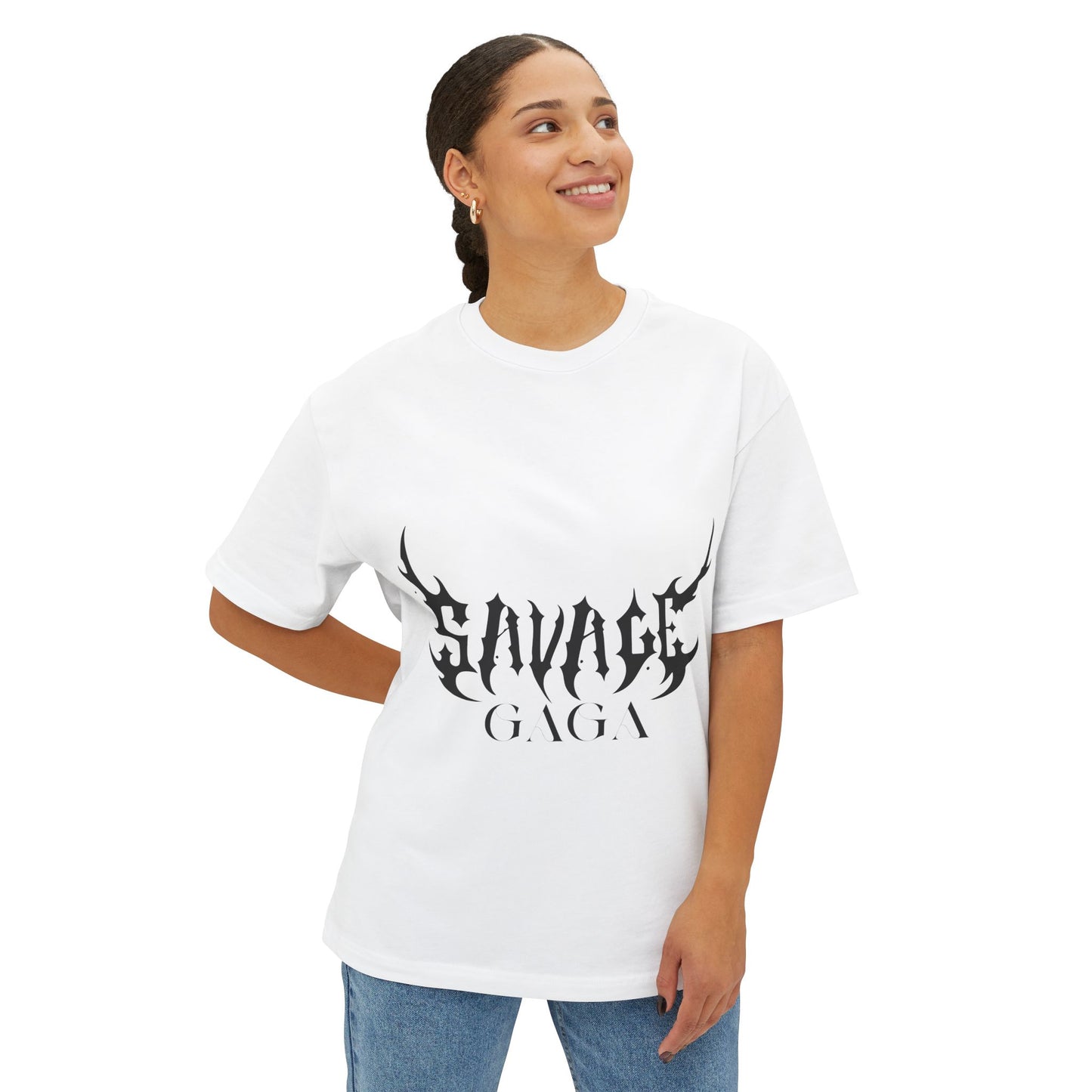 Monster Font-Unisex Oversized Tee