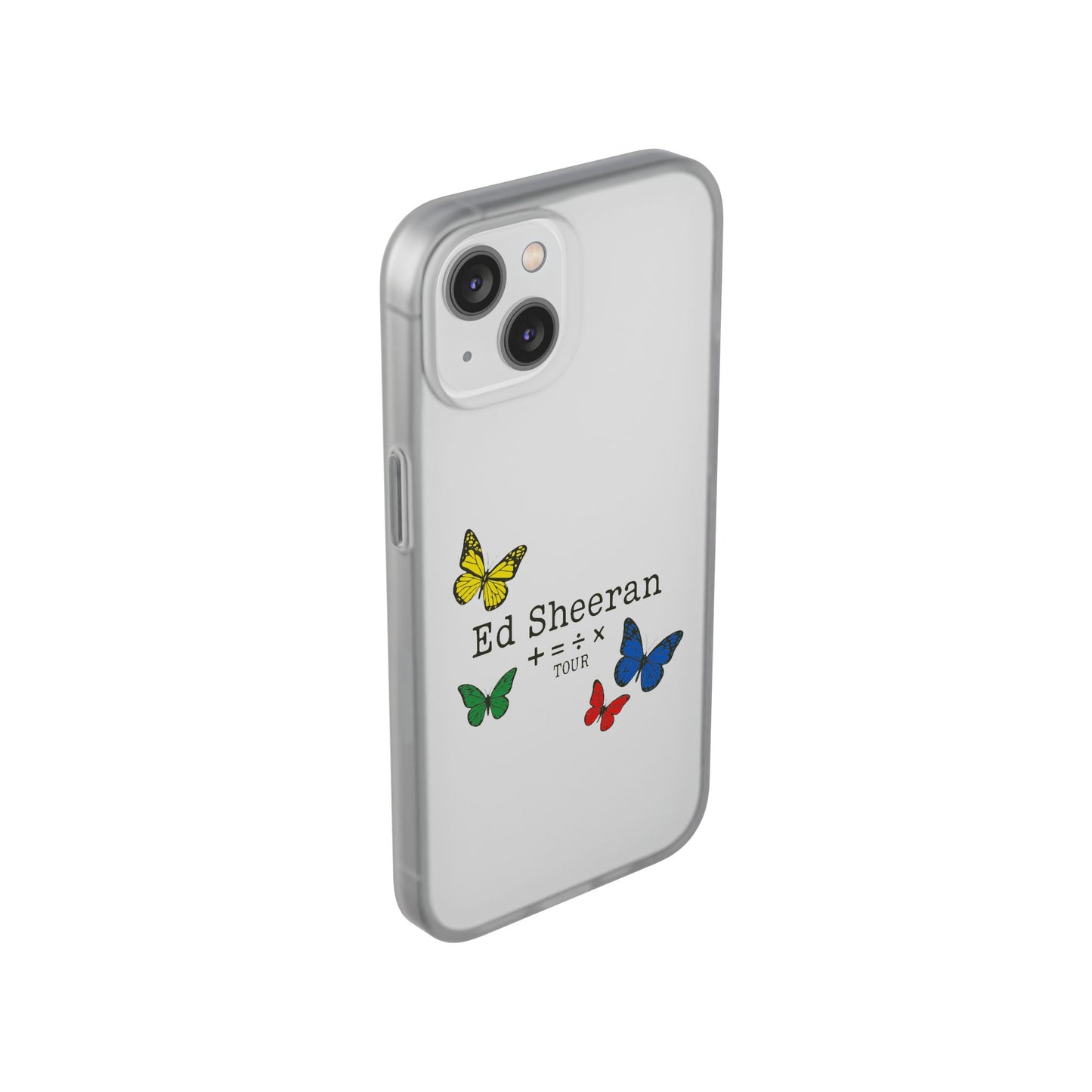 Flexi Case – Ed Sheeran butterfly edition (iPhone X–16 Pro Max)