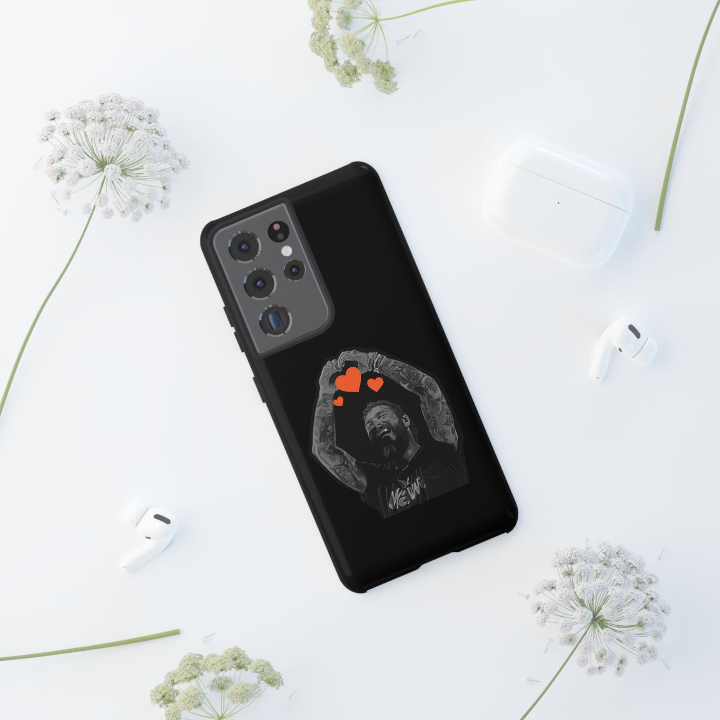 Tough Samsung Case (S20–S25) – Post Malone Heartfelt Wishes