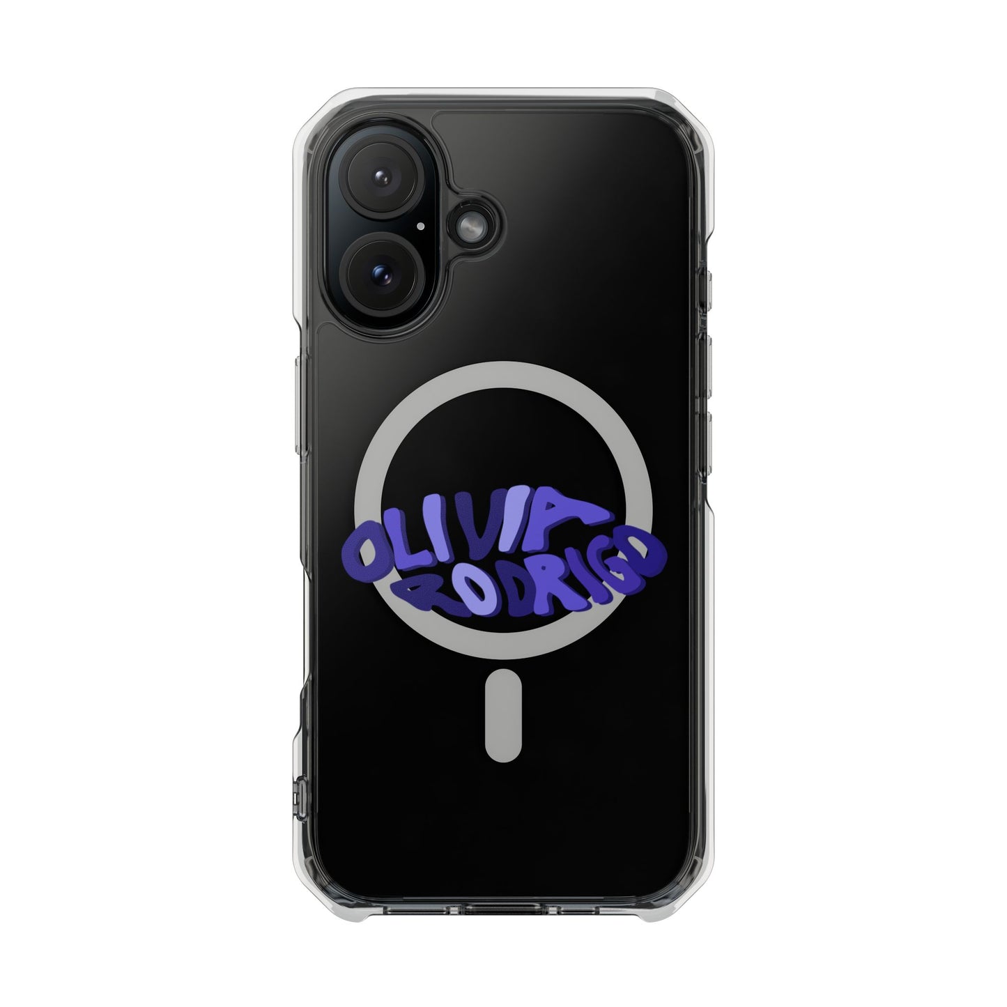 Olivia Rodrigo Wavy Text Magnetic Clear Impact Case