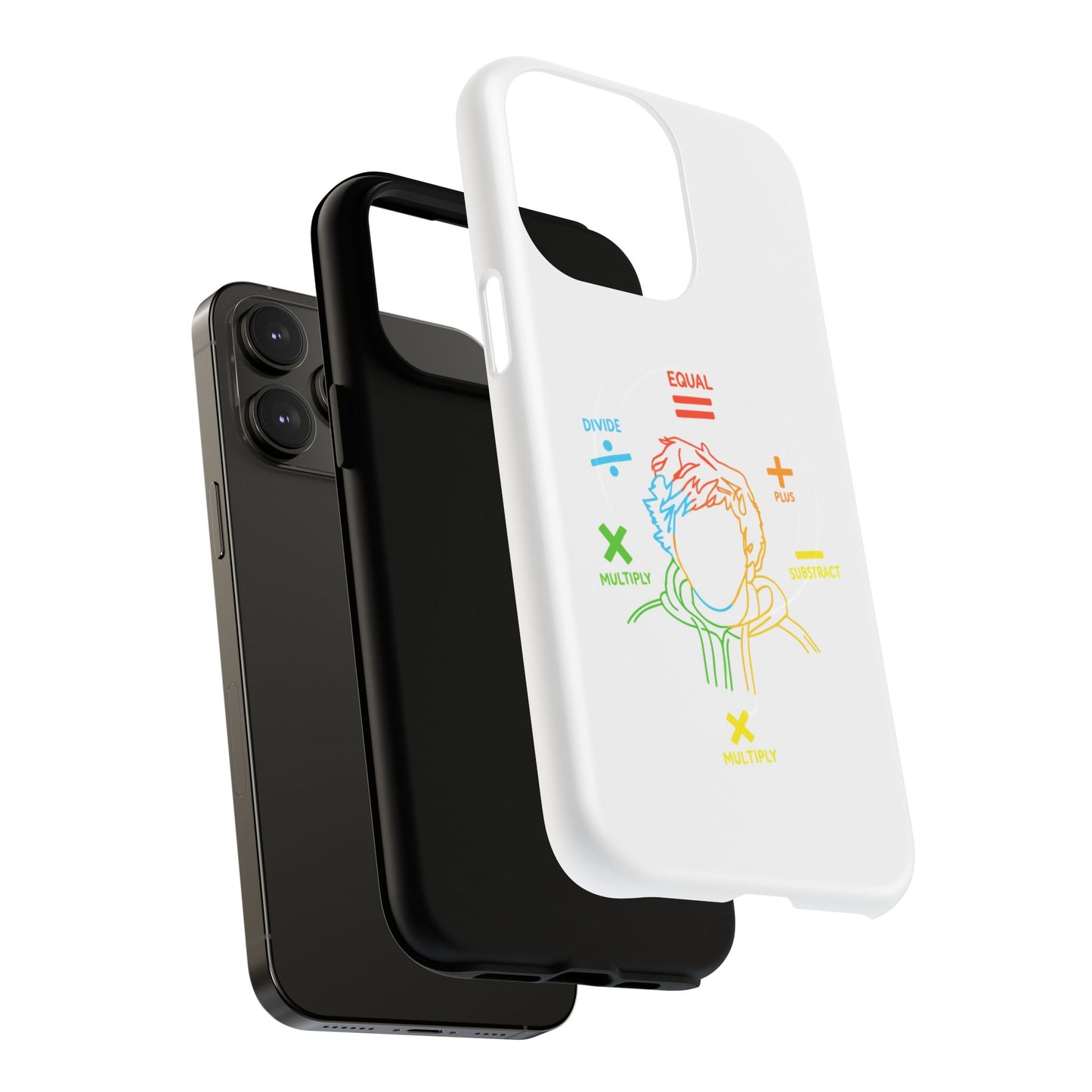 Minimalist Divide Symbol with Brush Tough Magnetic case