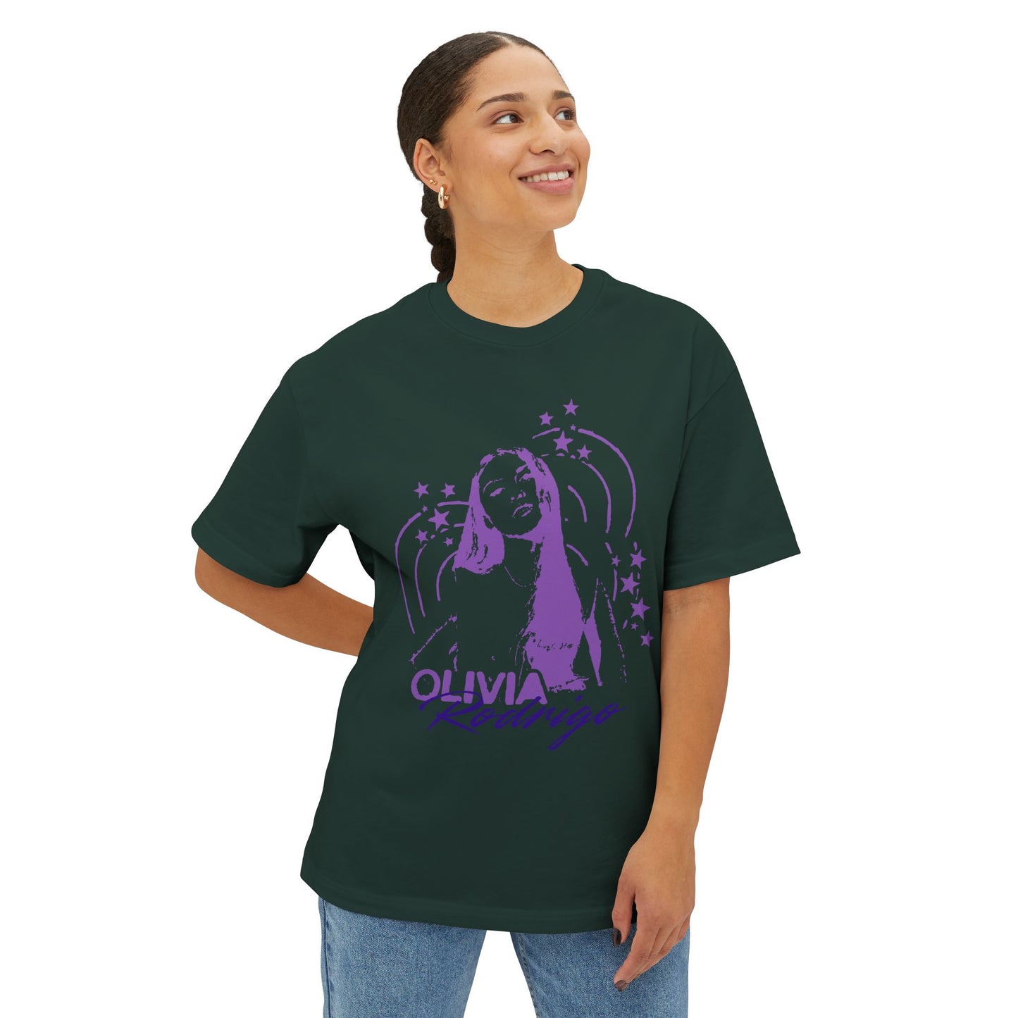 Olivia Rodrigo Star Portrait-Oversized Tee