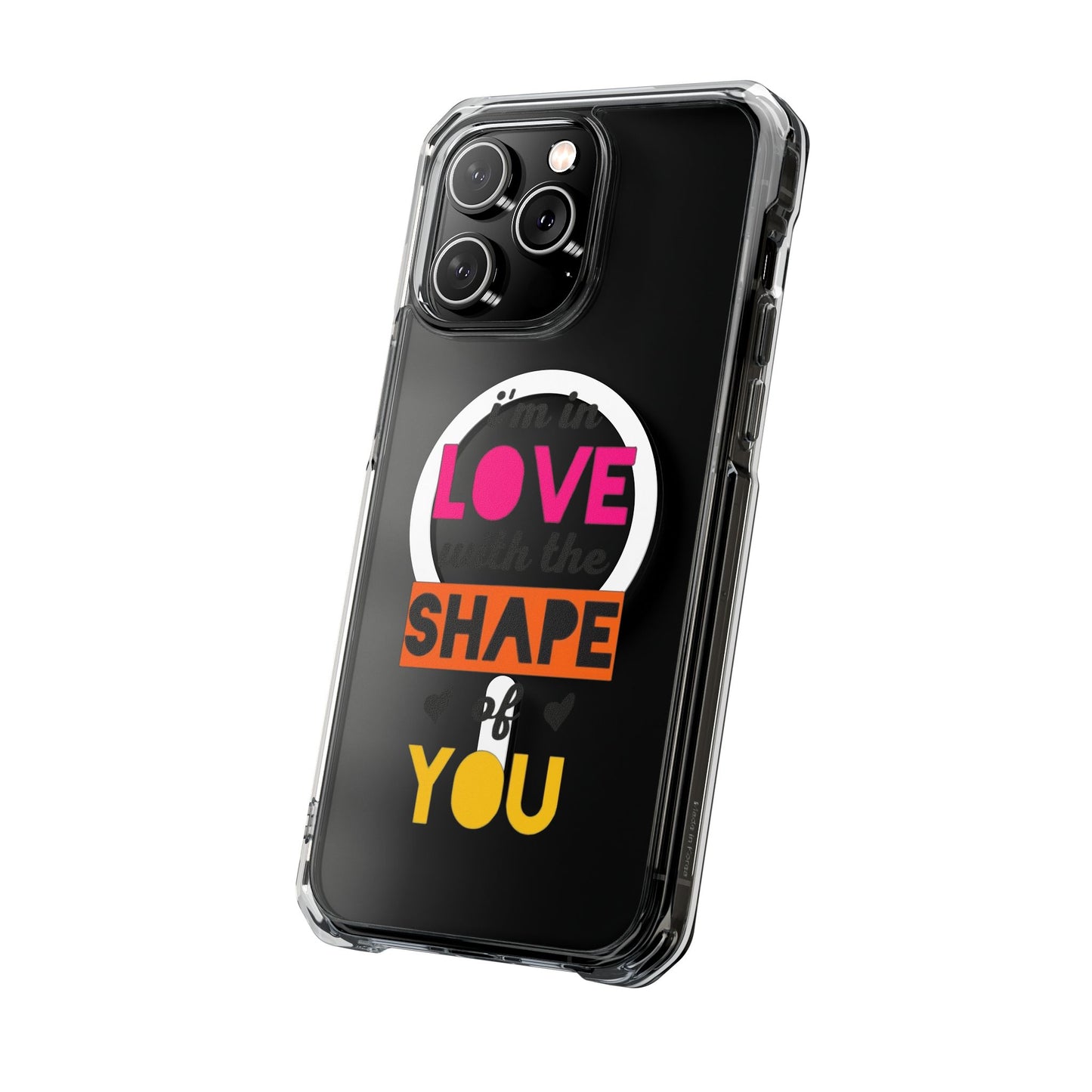 Orange Divide Symbol Magnetic Clear Impact Case