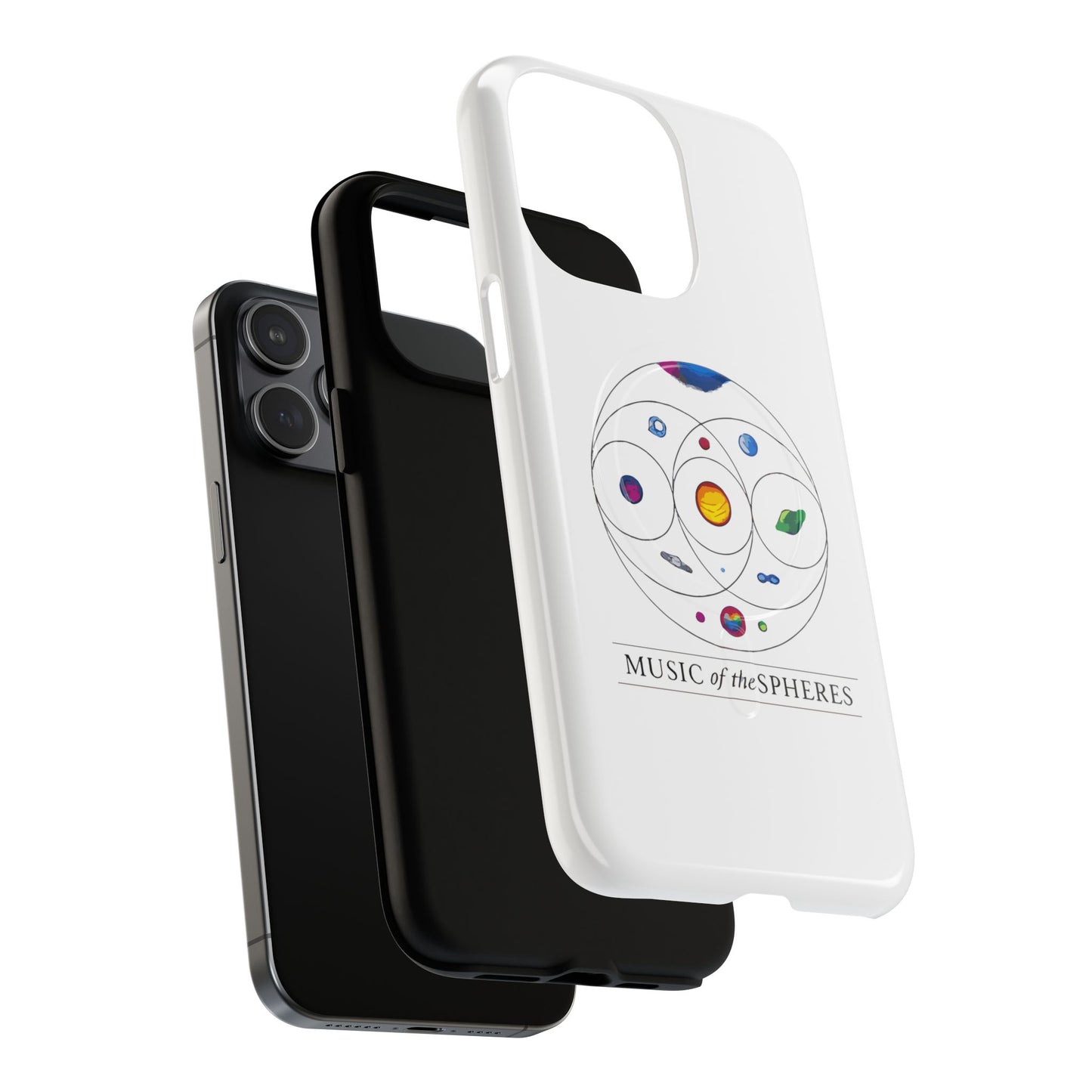 Colorful Planetary Orbit Diagram Tough Magnetic Case