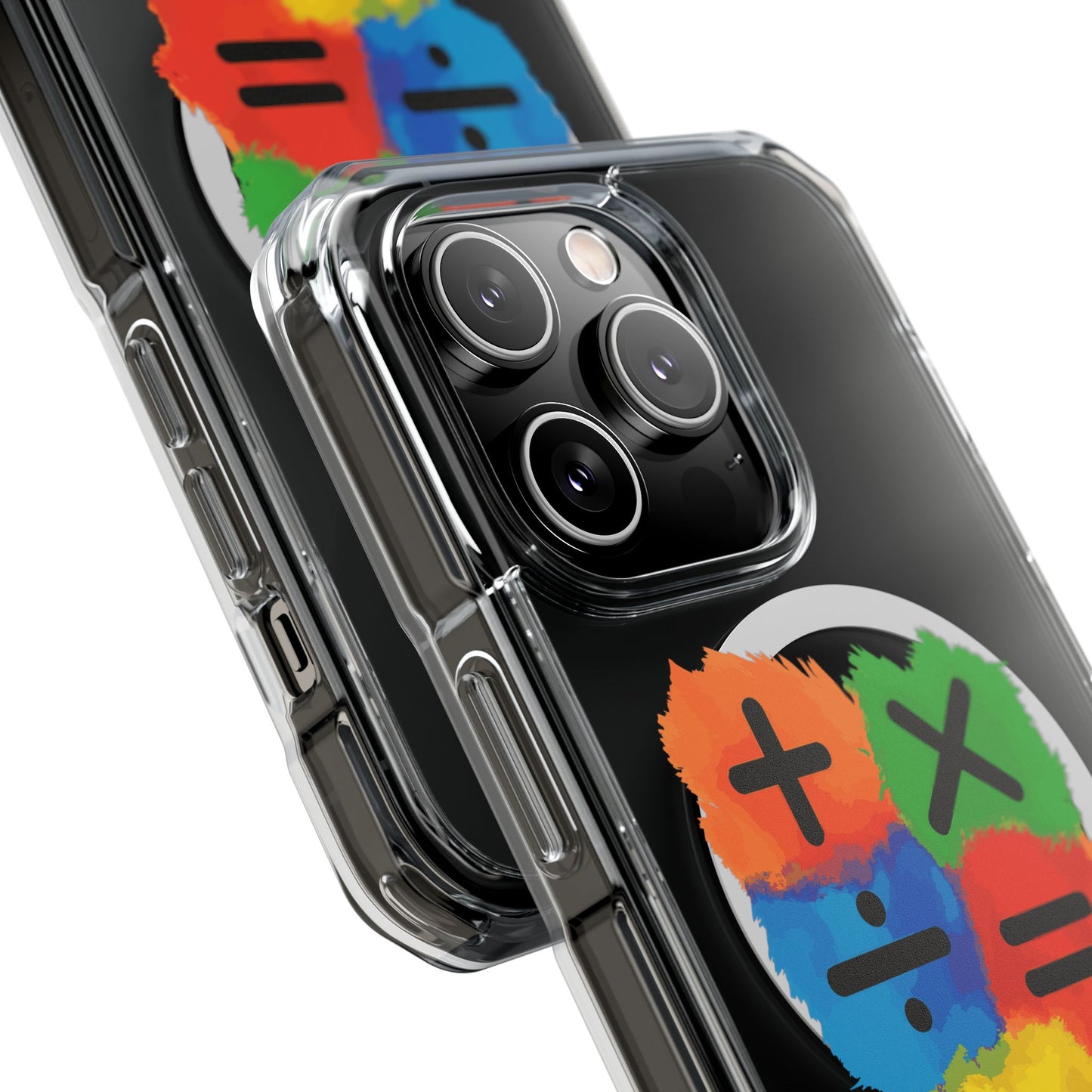 Orange Equals Symbol Magnetic Clear Impact Case