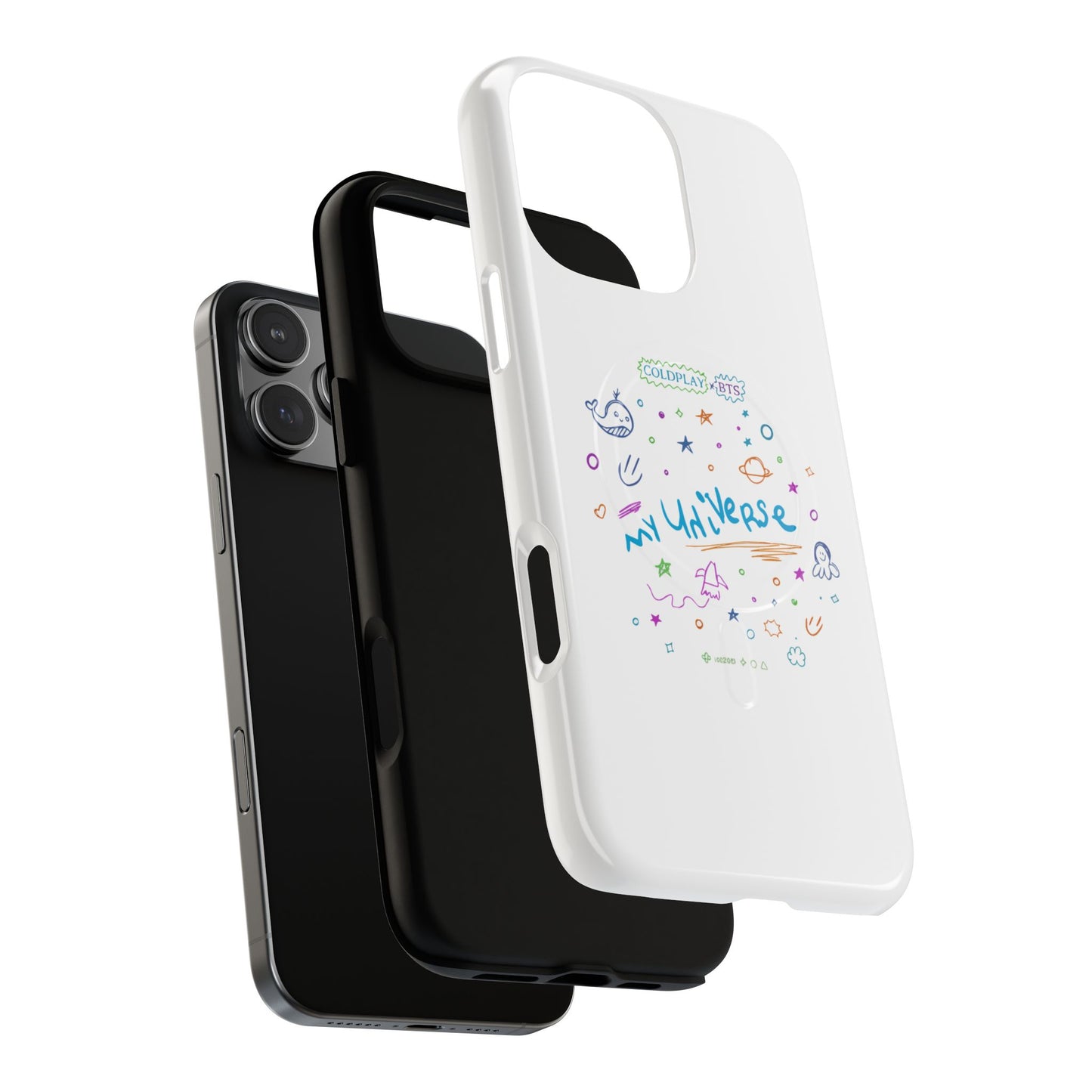 Neon Space Doodles Tough Magnetic Case
