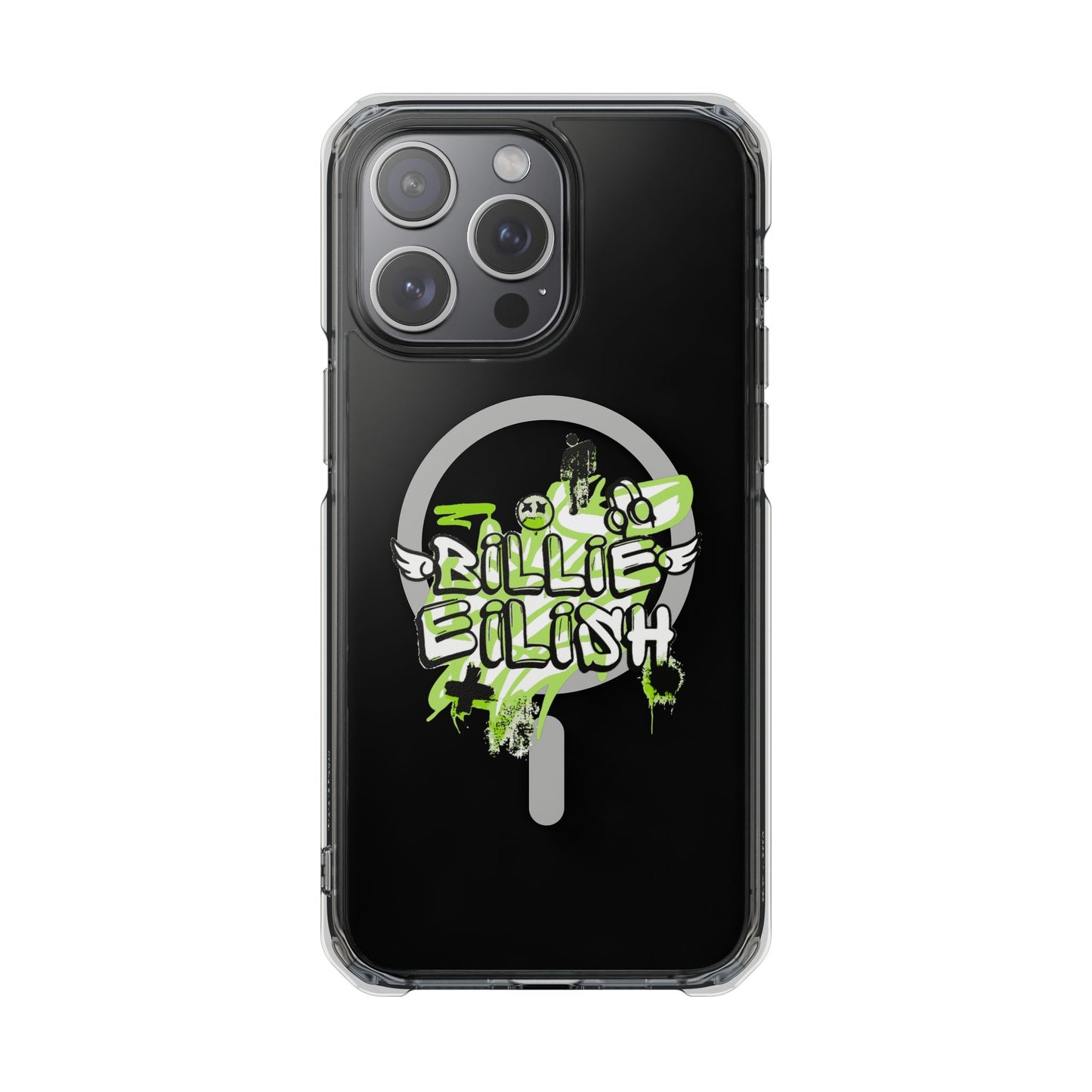 Grunge Angel Graffiti Magnetic Clear Impact Case