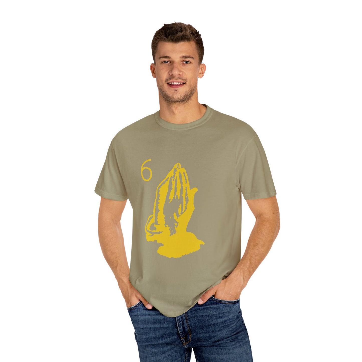 6 God Prayer Hands Dyed Tshirt