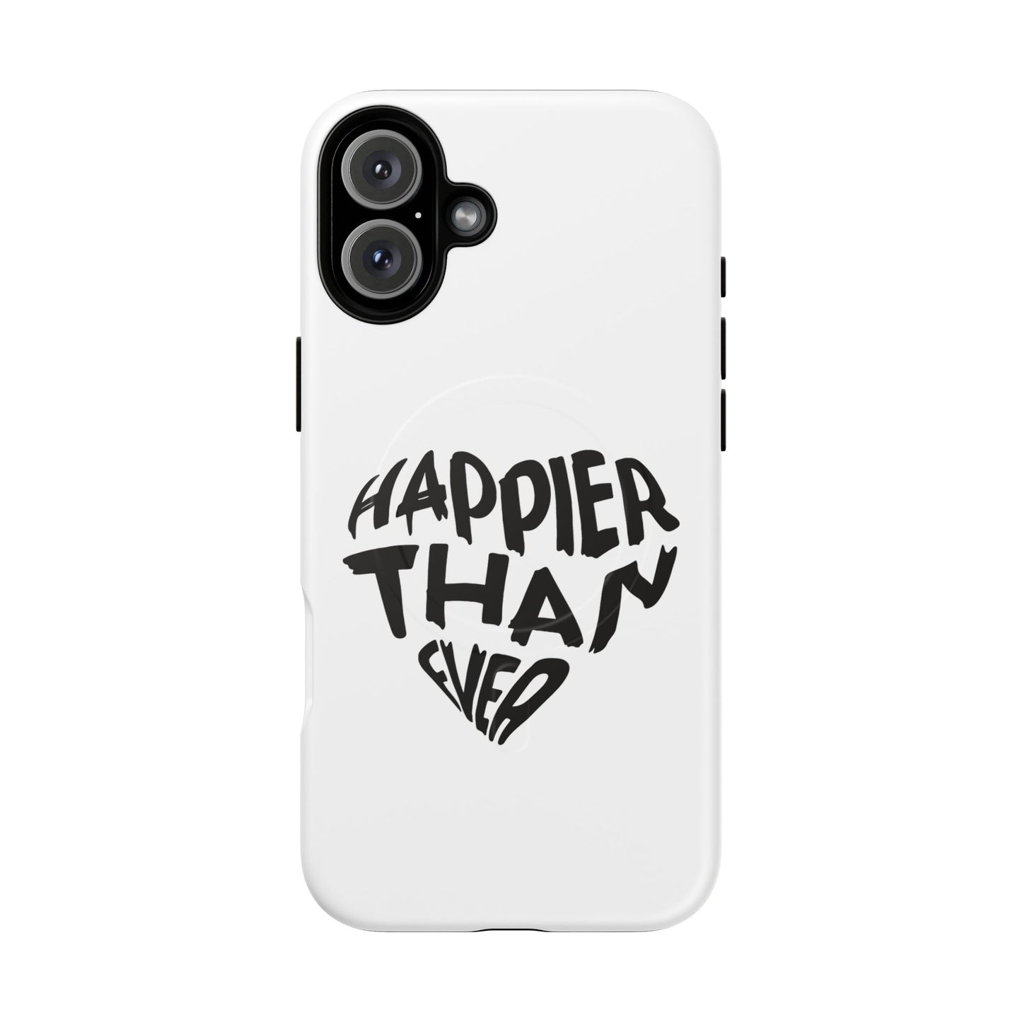 Happier Heart Lettering Tough Magnetic Case