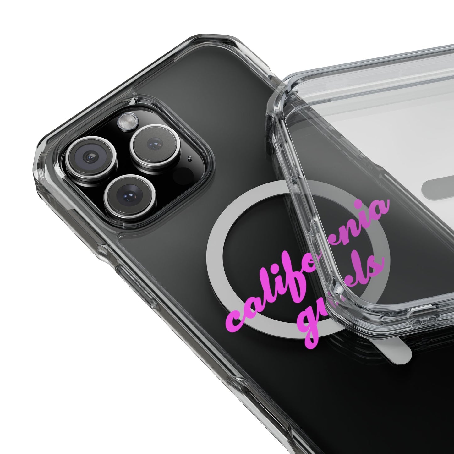 California Script Magnetic Clear Impact cases