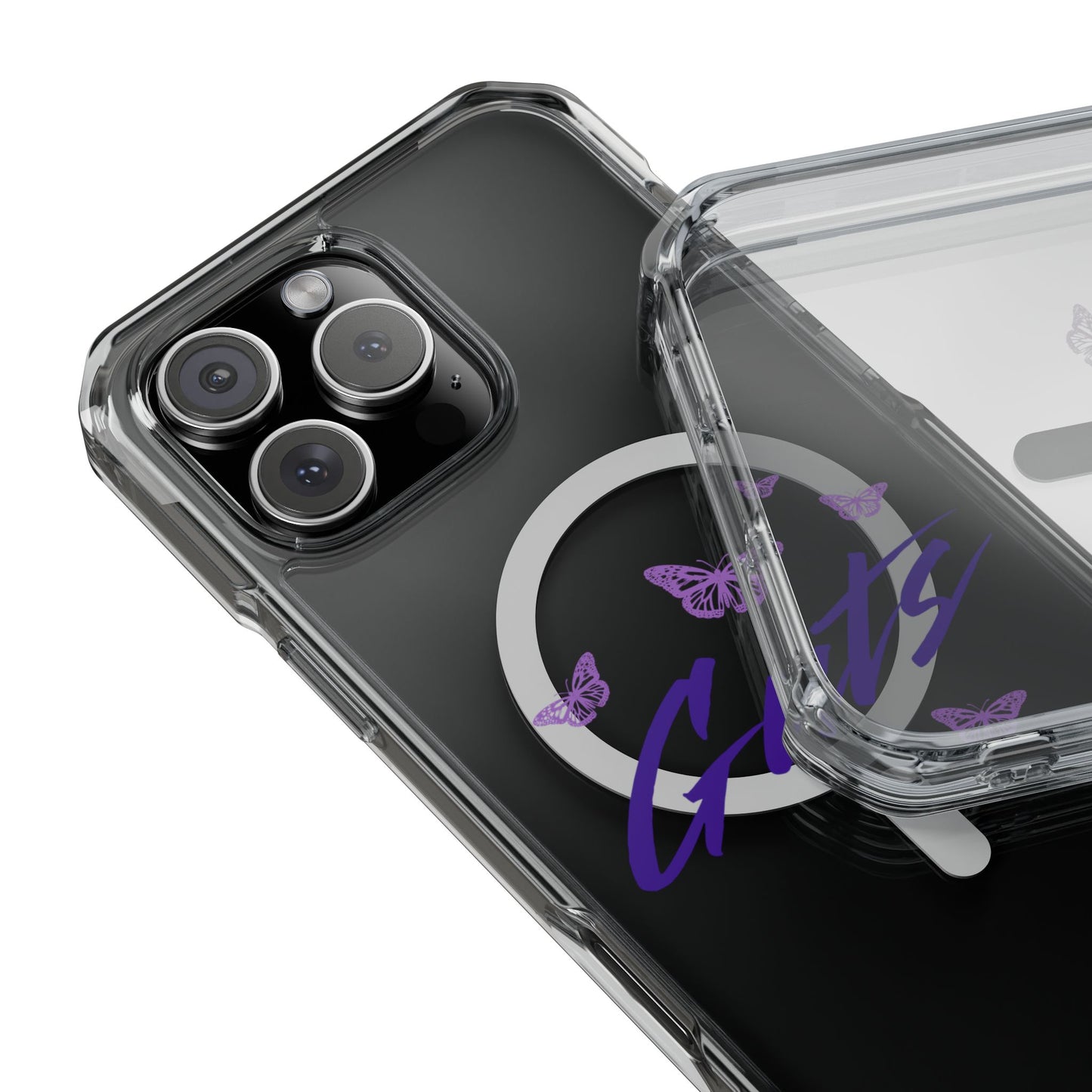 Guts & Butterflies Magnetic Clear Impact Case
