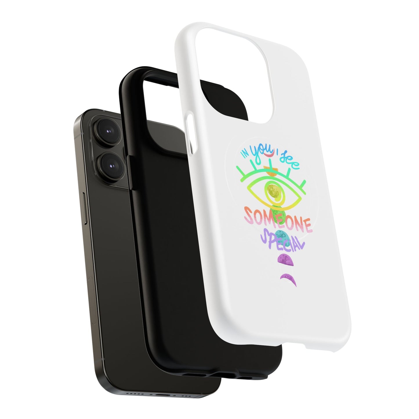 Rainbow Lunar Phases Tough Magnetic Case