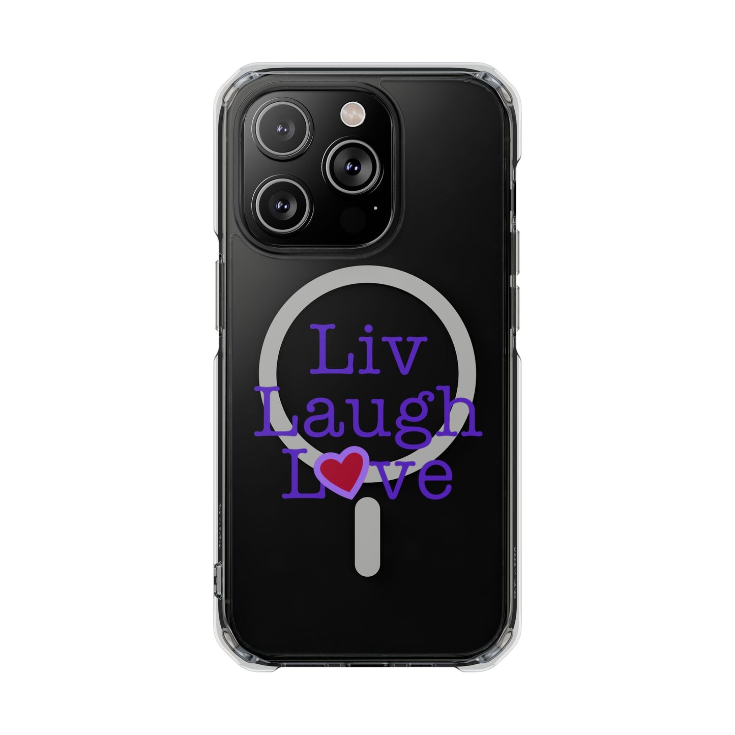 Liv Laugh Love Magnetic Clear Impact Case