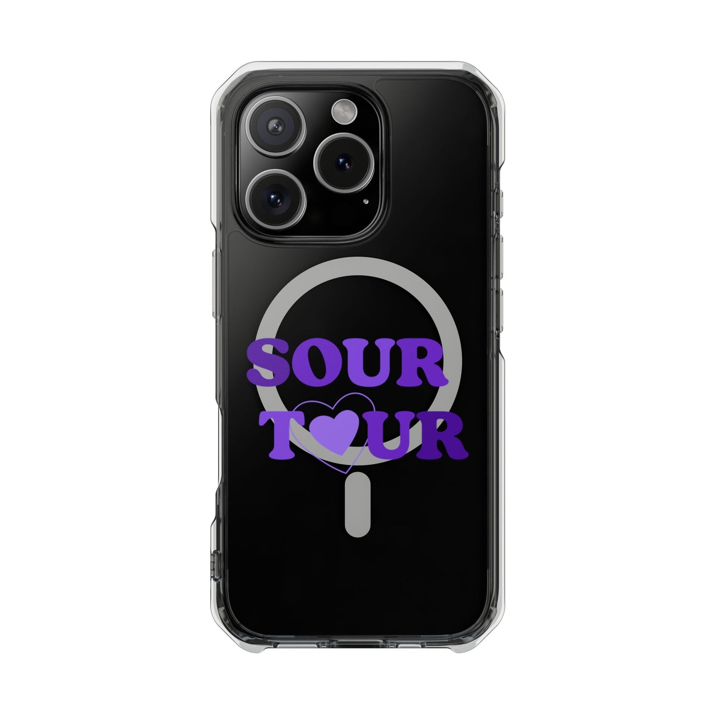 SOUR TOUR Heart Magnetic Clear Impact Case
