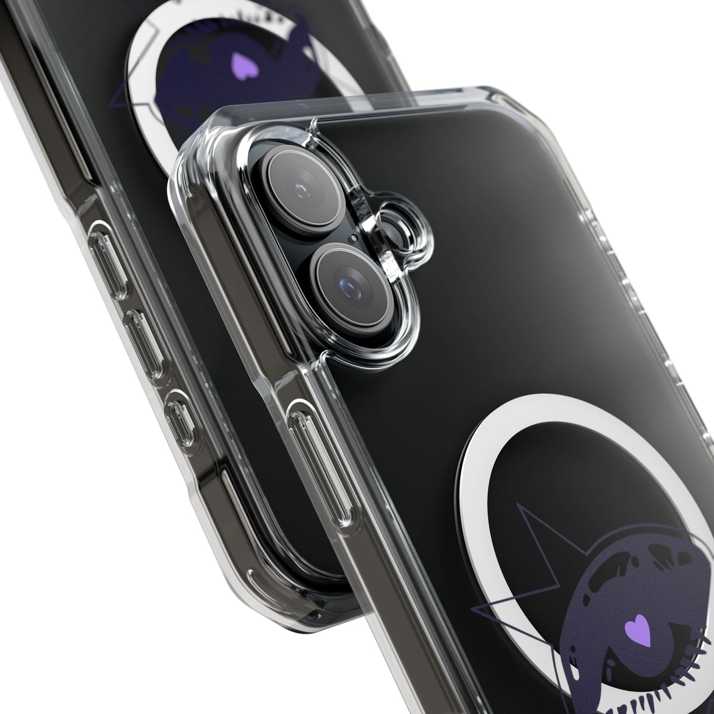 Purple Starry Eye Magnetic Clear Impact Case