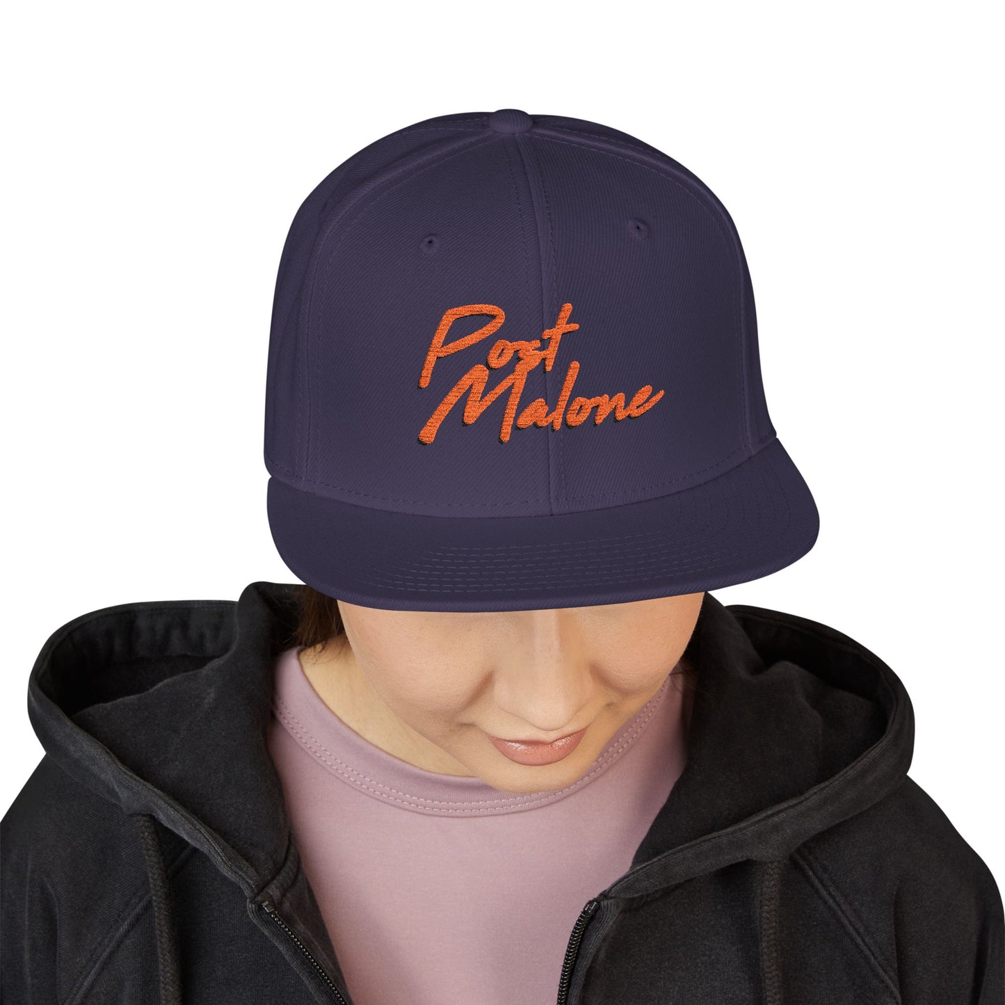 Snapback (Embroidery) – Post Malone Name Design