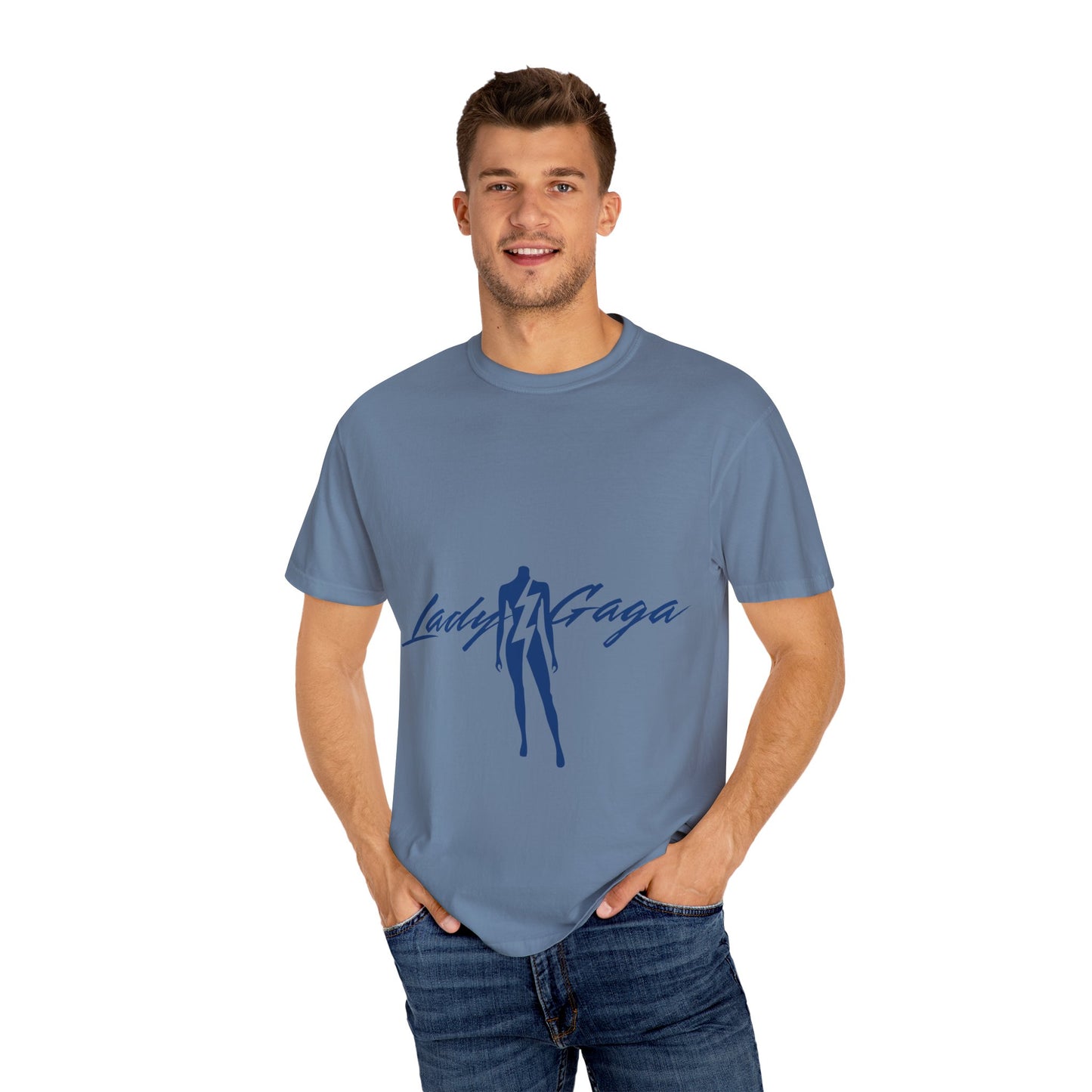 Bolt Silhouette-Unisex Dyed Tshirt