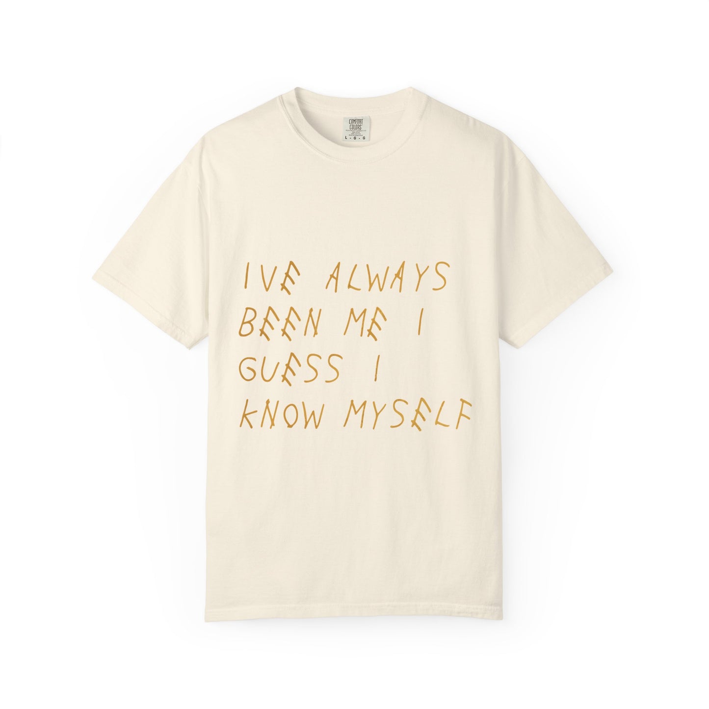 Know Myself Lyric Script Dyed Tshirt