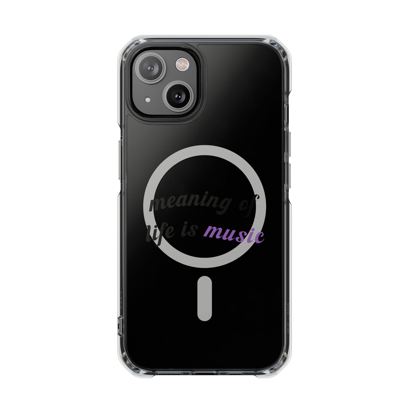 Feel the Music Vibe Magnetic clear Impact Case