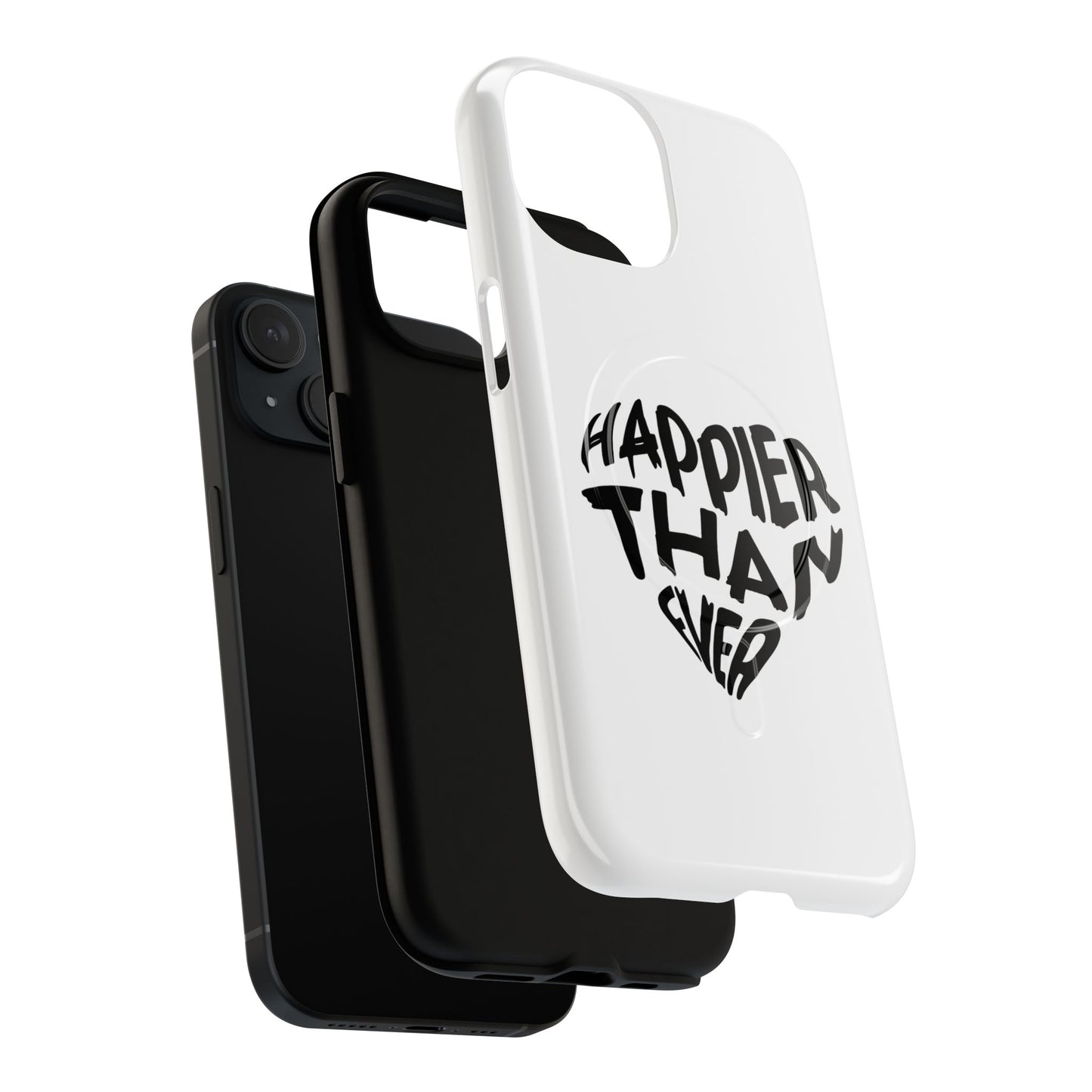 Happier Heart Lettering Tough Magnetic Case