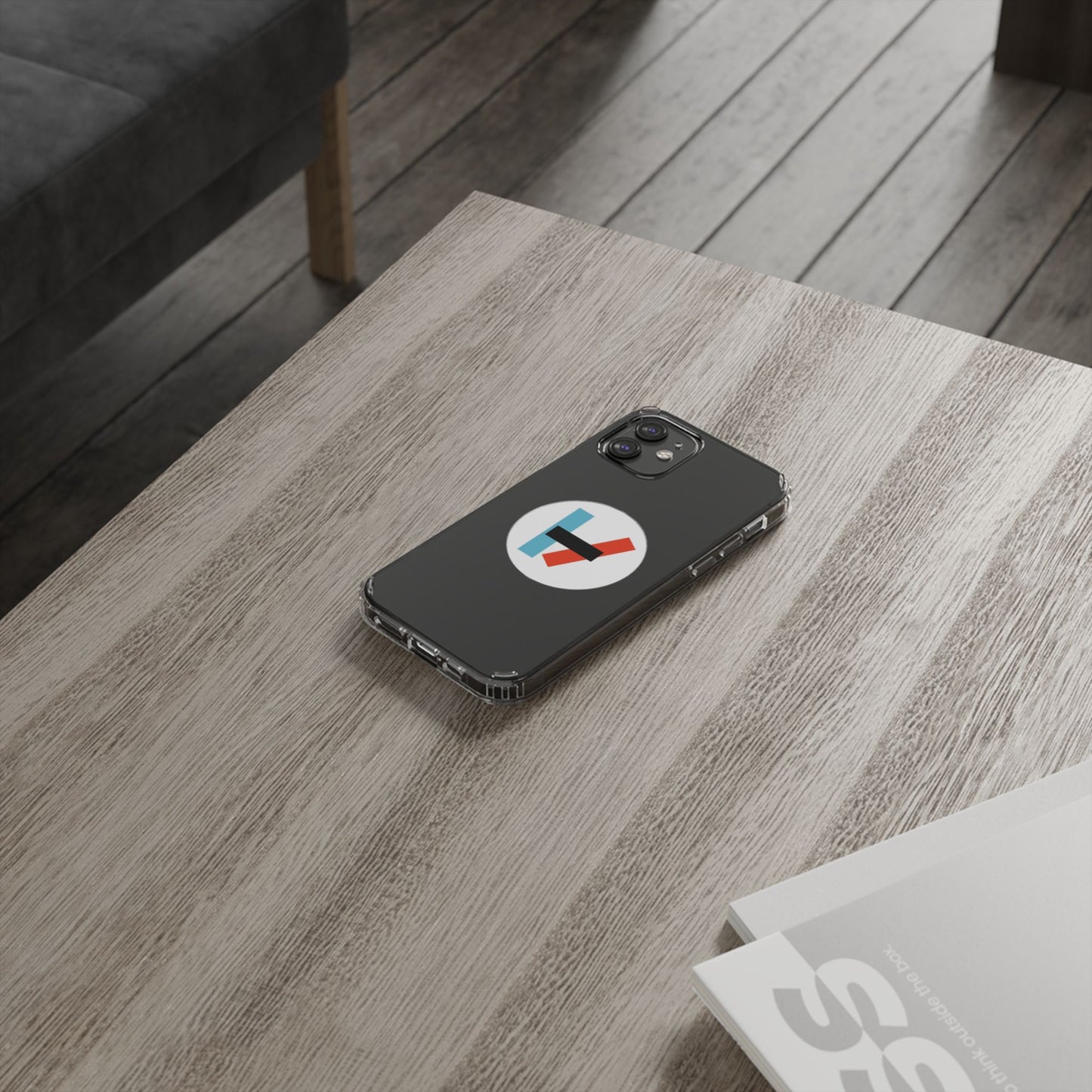 Circle Flame Clear Case