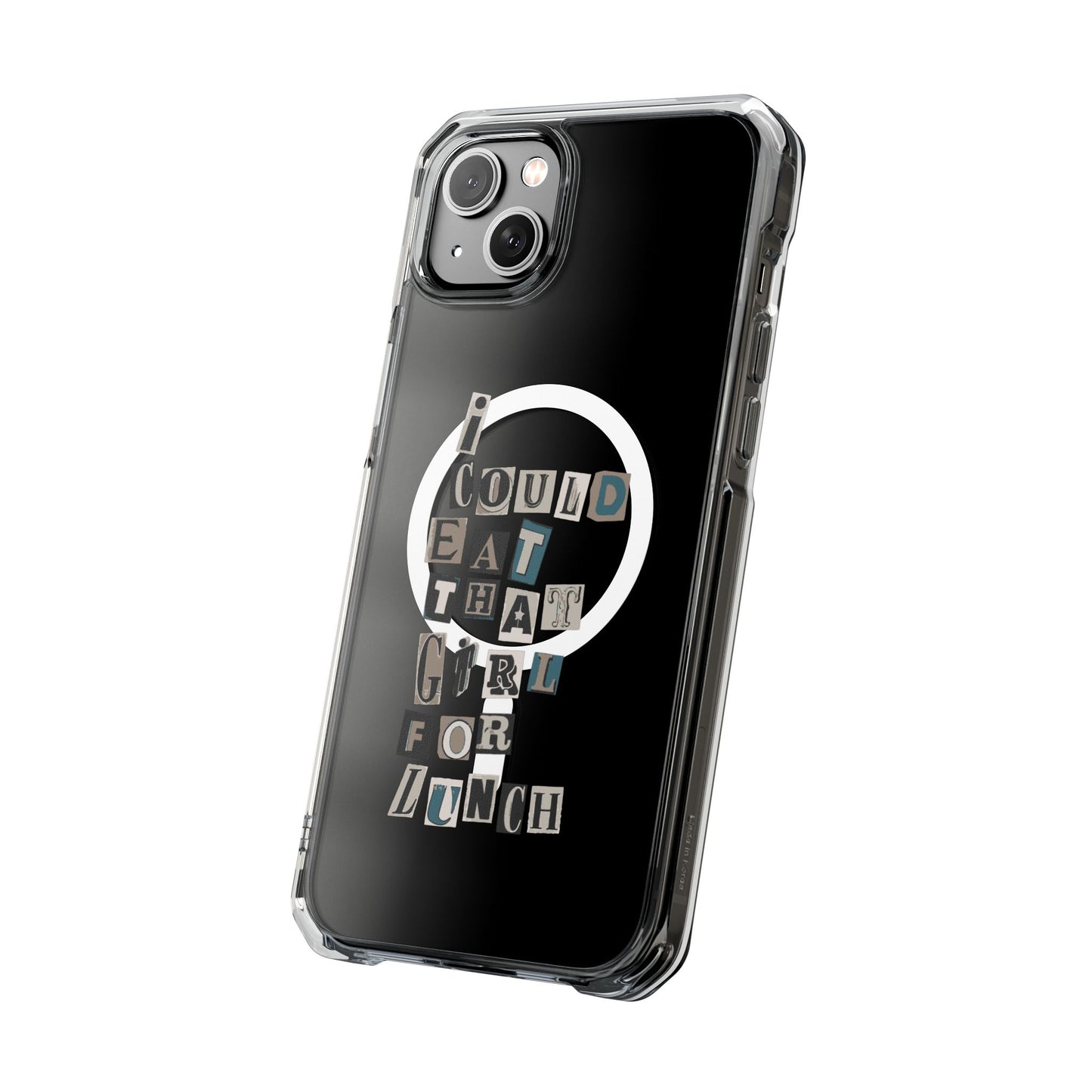 Mixed Message Collage Magnetic Clear Impact Case