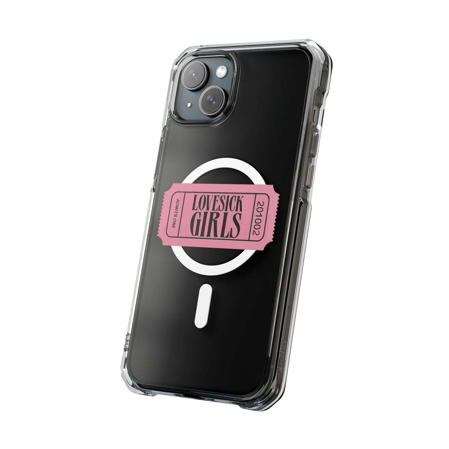Lovesick Girls Ticket - Magnetic Clear Impact Case