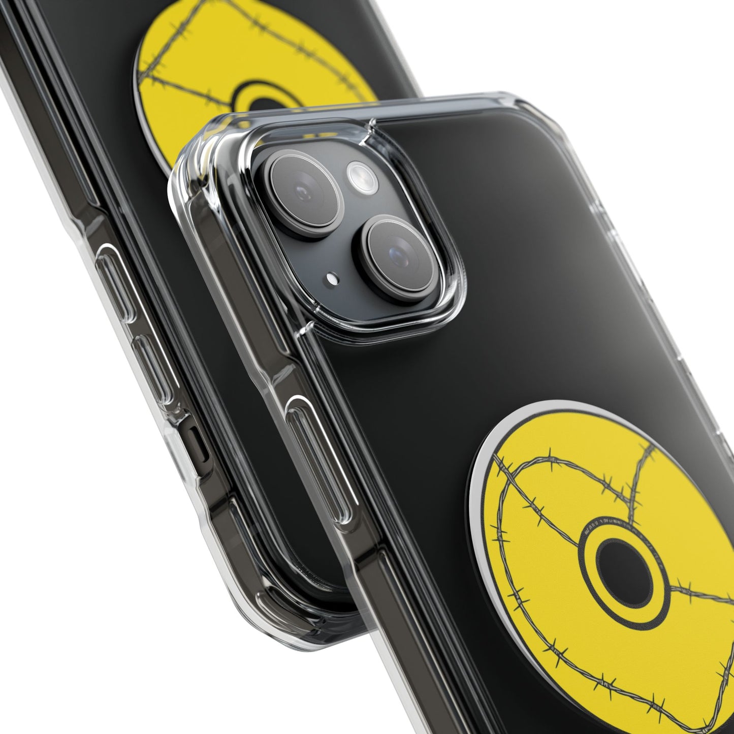 Minimalist Black Disc Outline Magnetic Impact Case