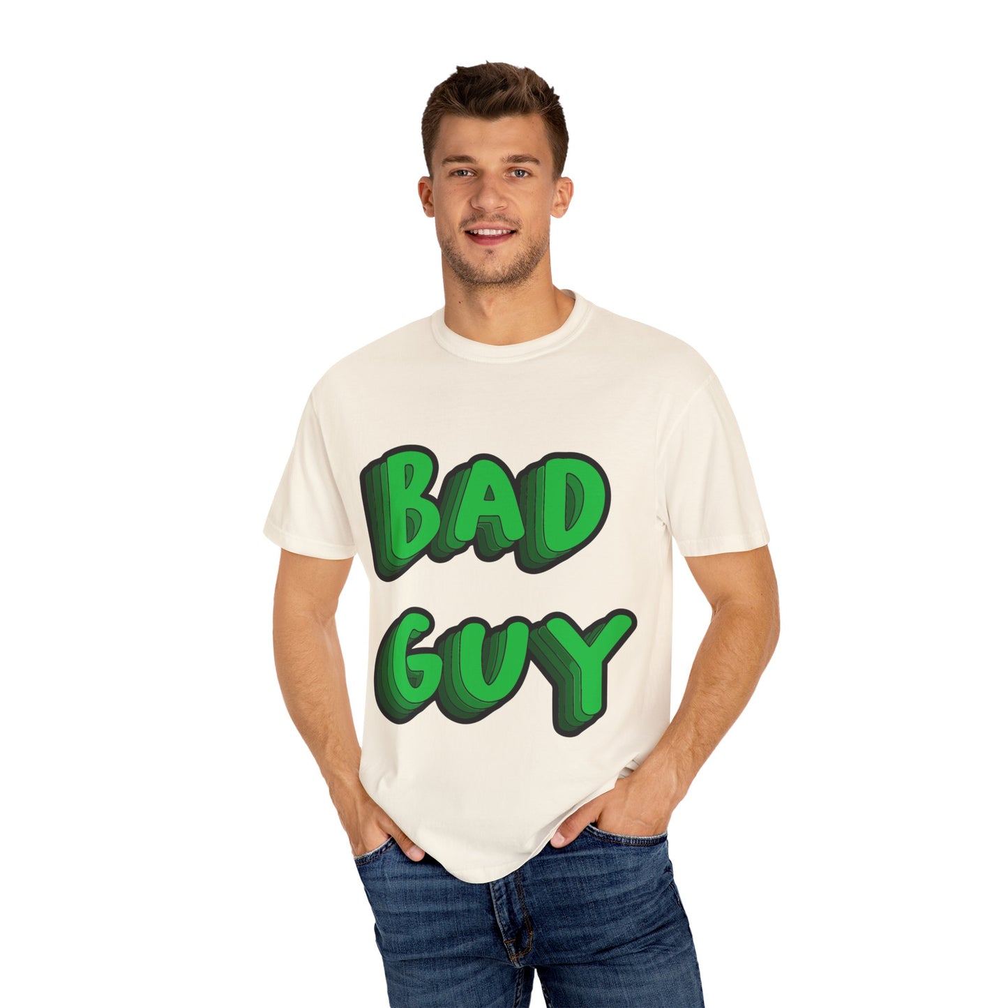 Bold 3D Bad Mood Unisex Dyed T-shirt