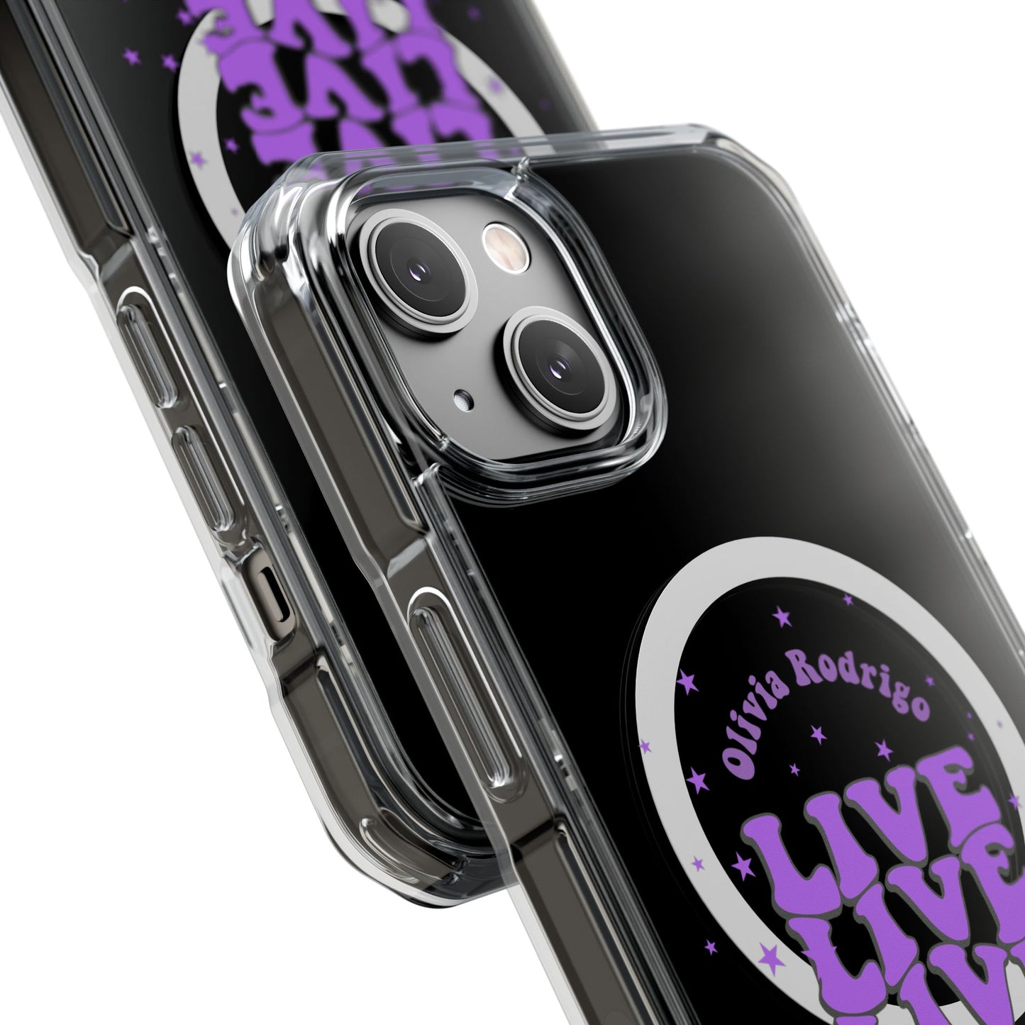 Olivia Rodrigo Live World Tour Magnetic Clear Impact Case