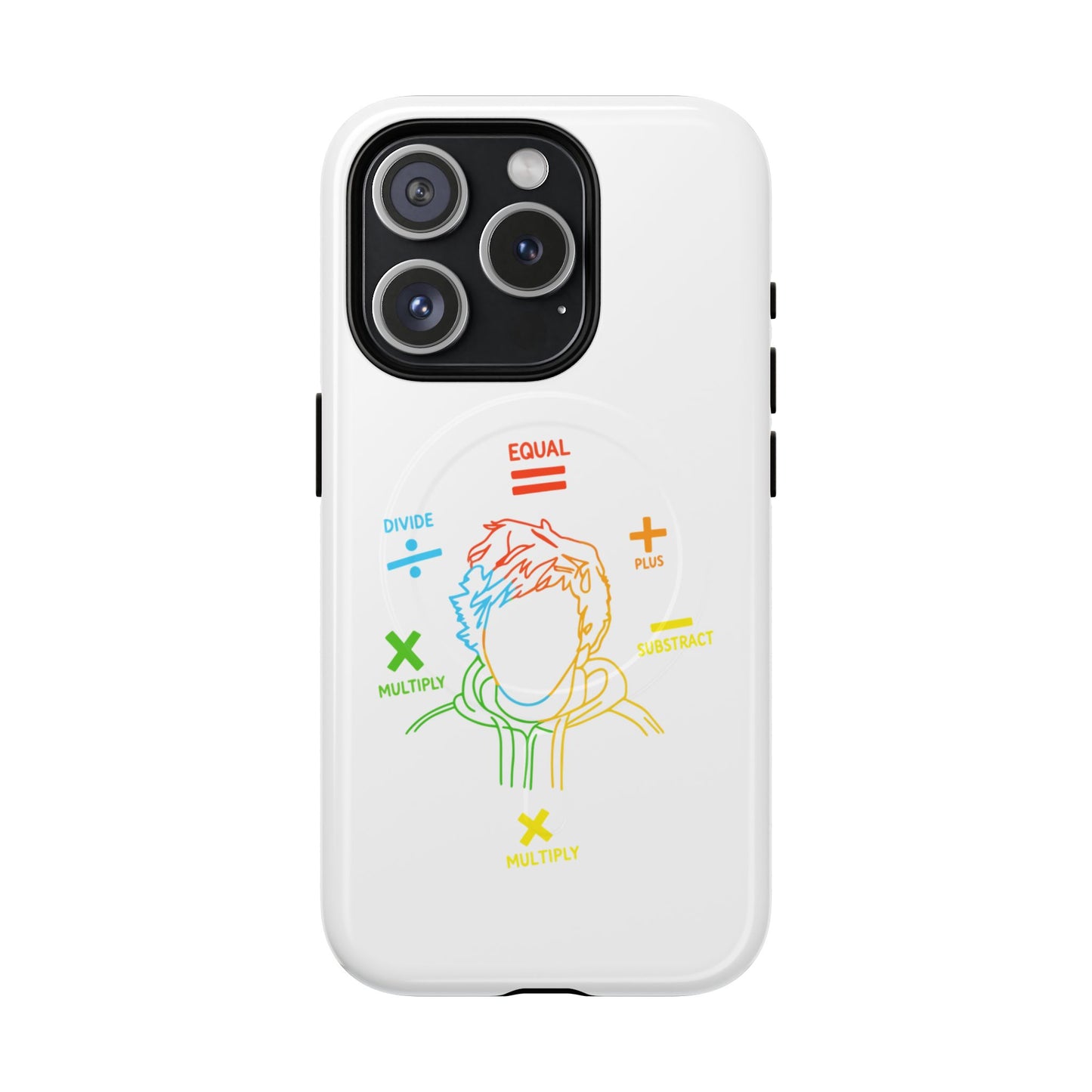 Minimalist Divide Symbol with Brush Tough Magnetic case
