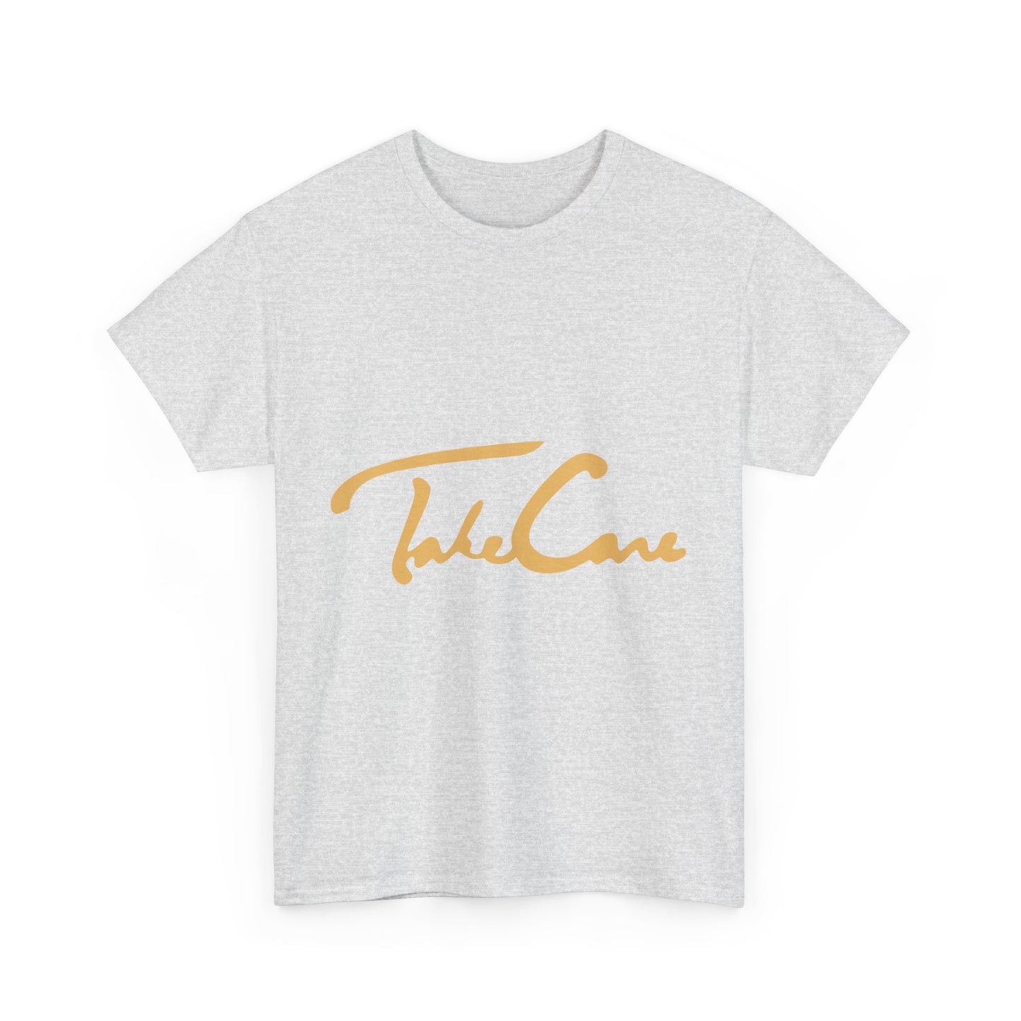 Take Care Gold Script Heavy Cotton Tee