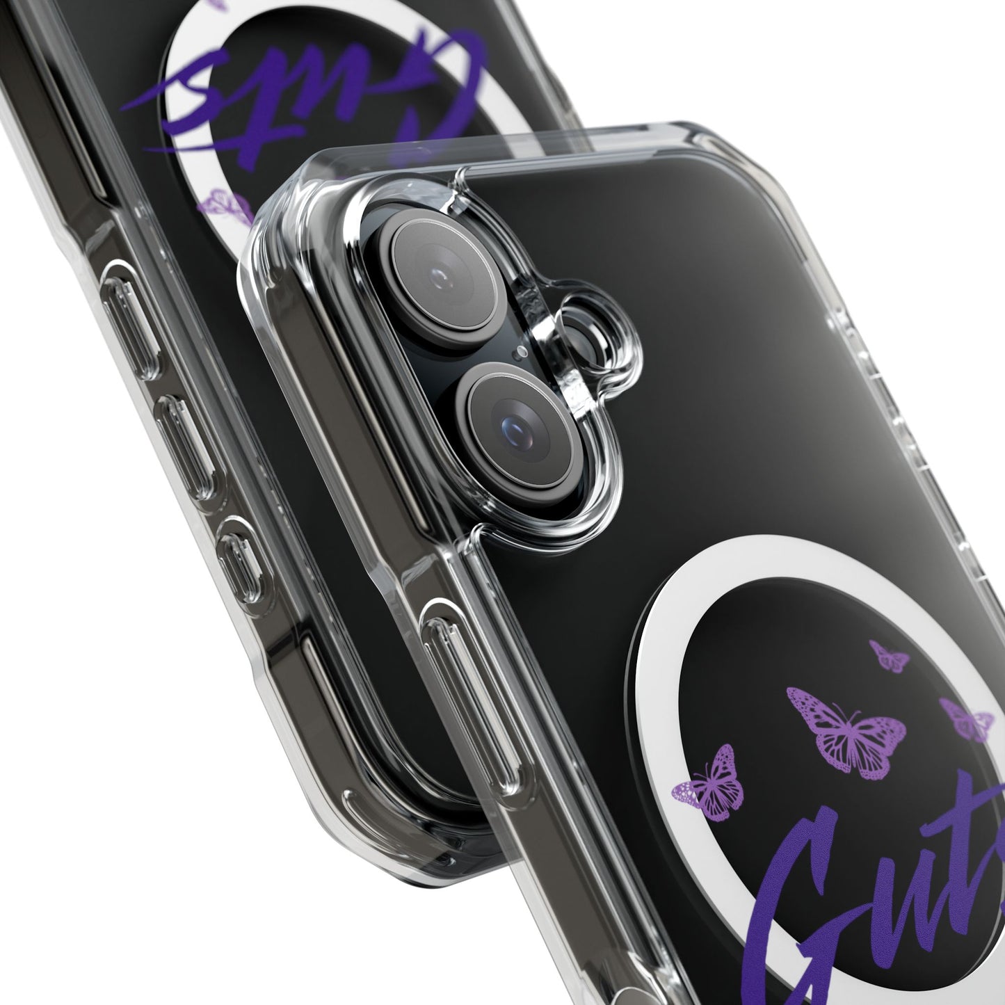 Guts & Butterflies Magnetic Clear Impact Case