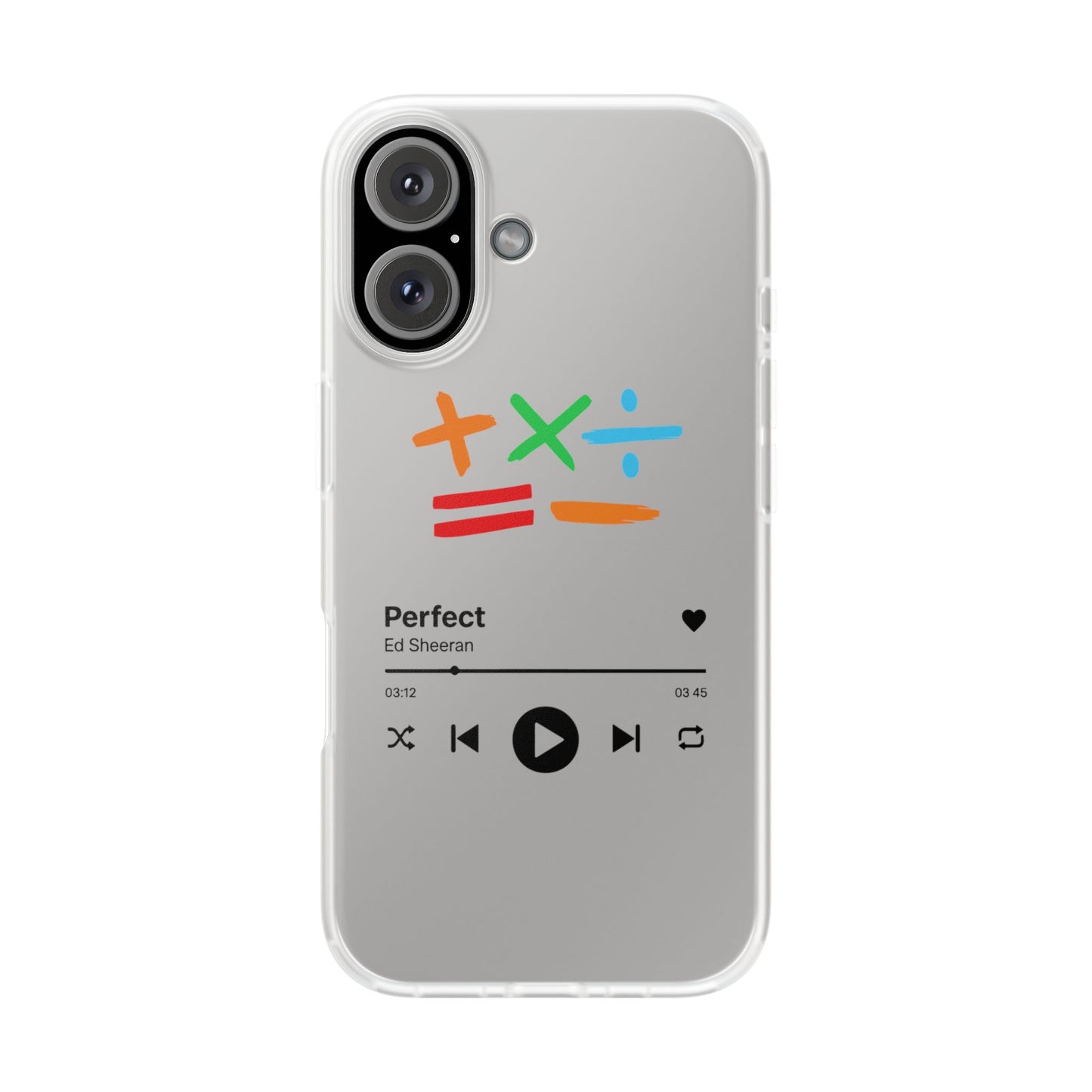 Flexi Case – Ed Sheeran Music Design (iPhone X–16 Pro Max)